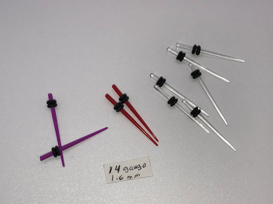 14 Gauge Uv Acrylic Gauge Tapers
