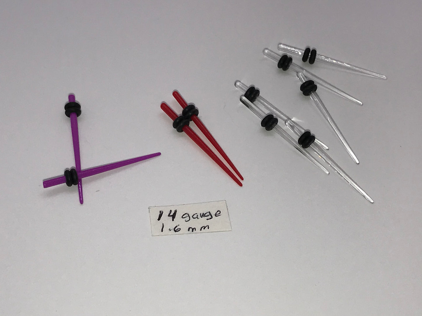 14 Gauge Uv Acrylic Gauge Tapers