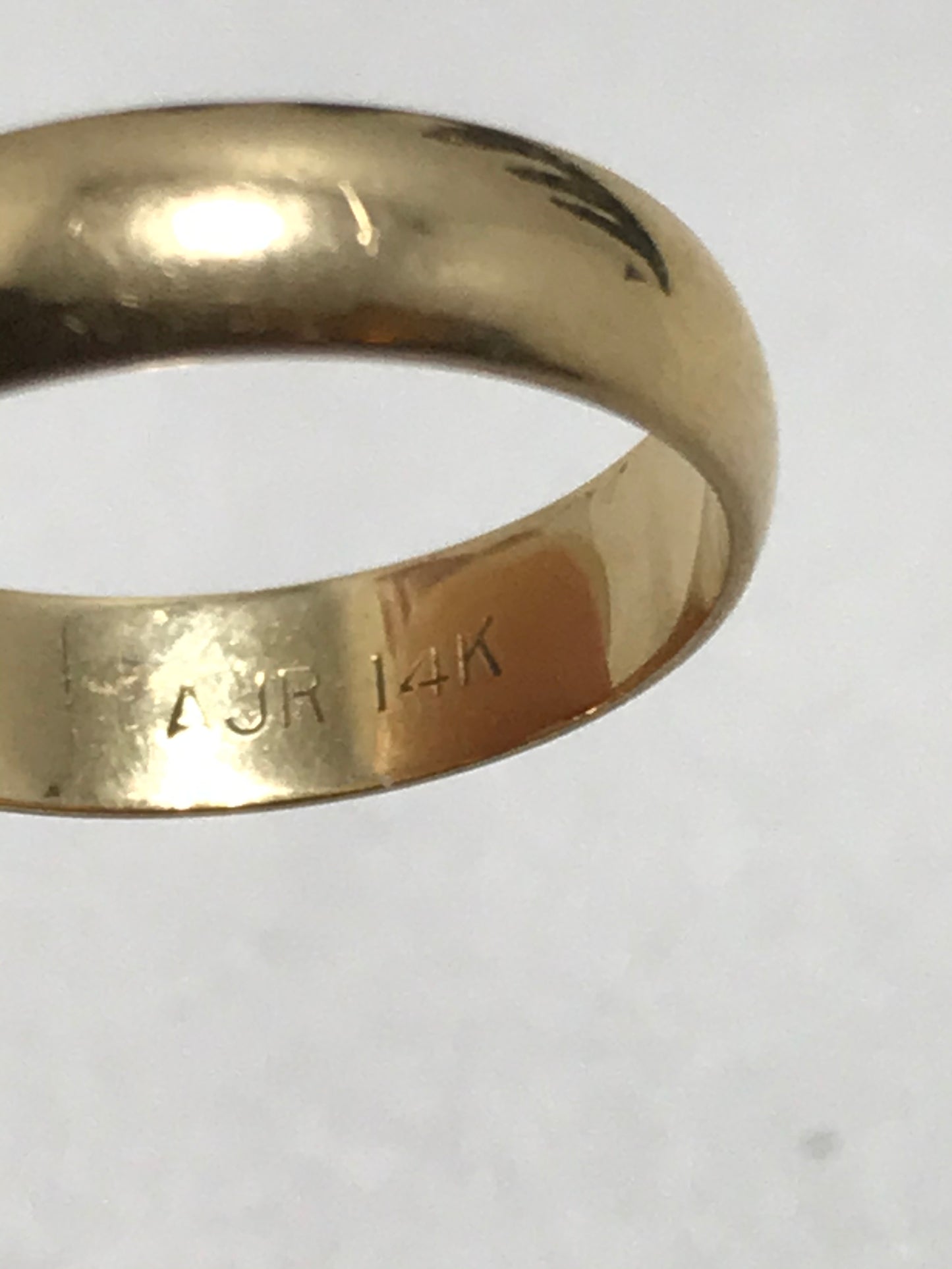 14Kt Gold Wedding Band-Style Ring, Size 5, by Reeds Jewelers