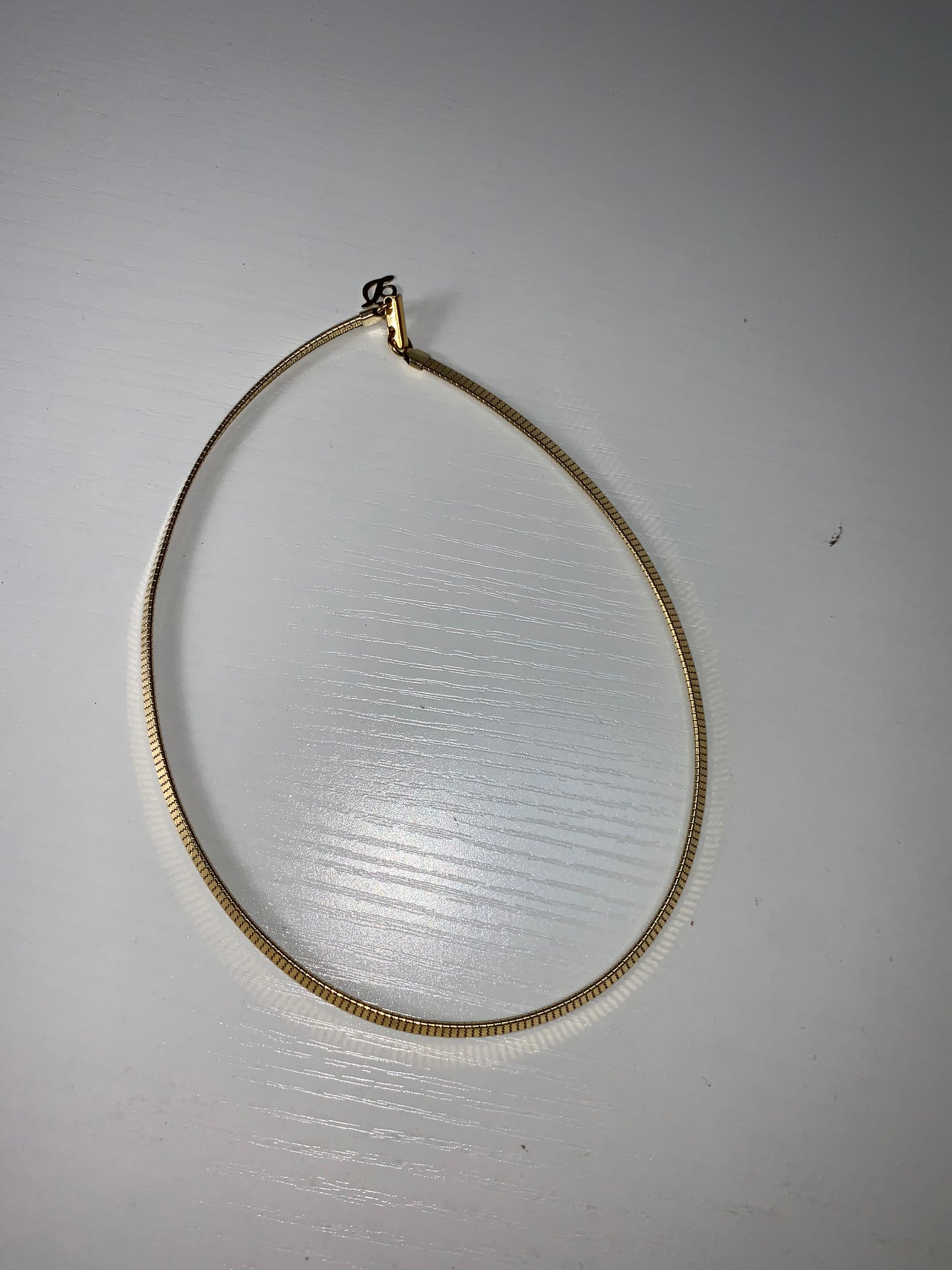 15" 12K GF Danecraft Omega Necklace