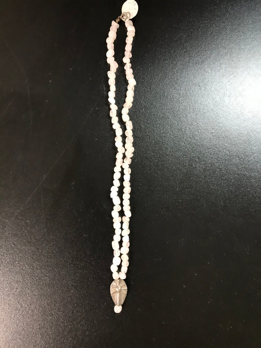 16 1/2" Rose Quartz Necklace