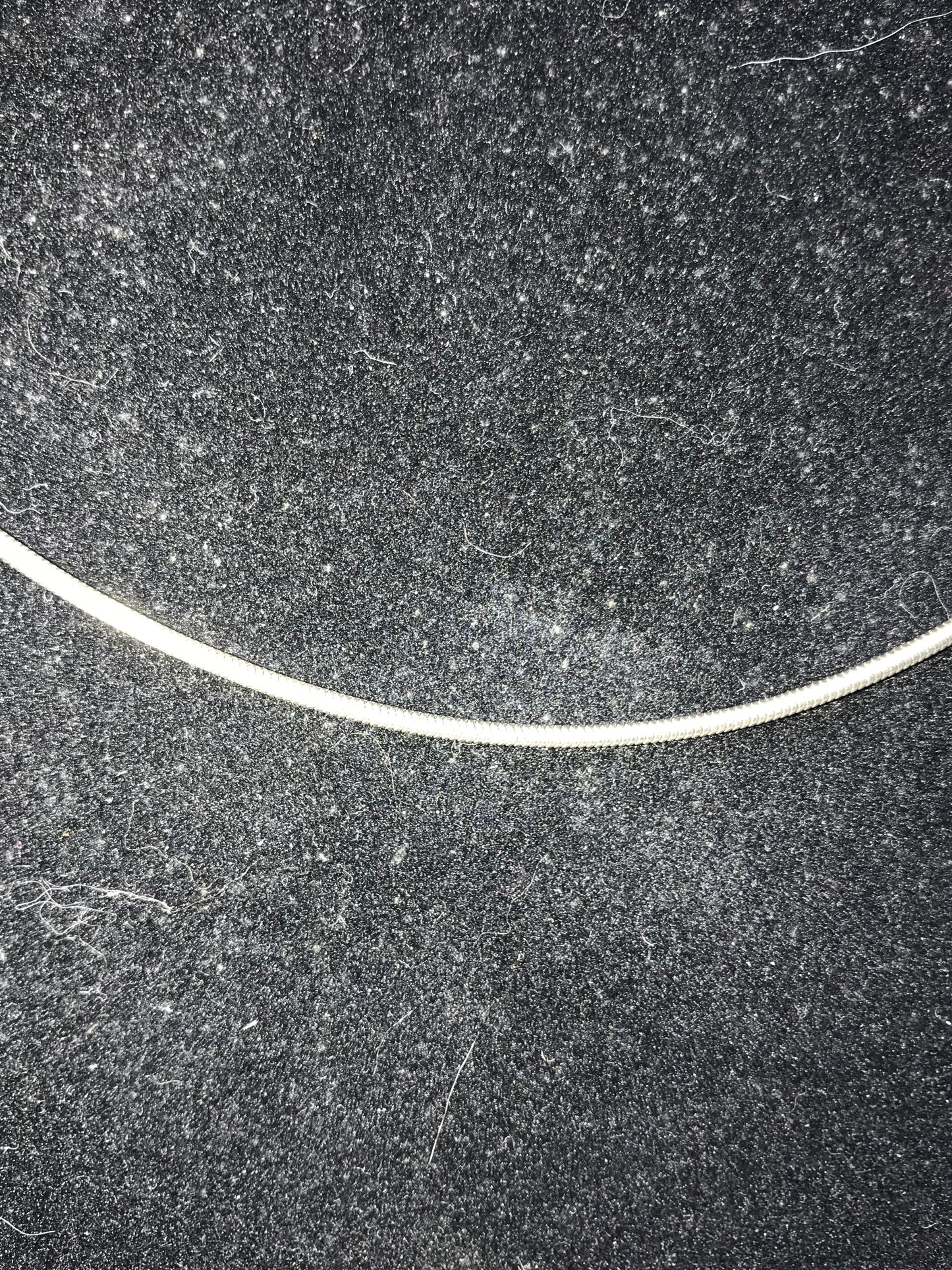 17" 2mm Pewter Snake Chain Necklace