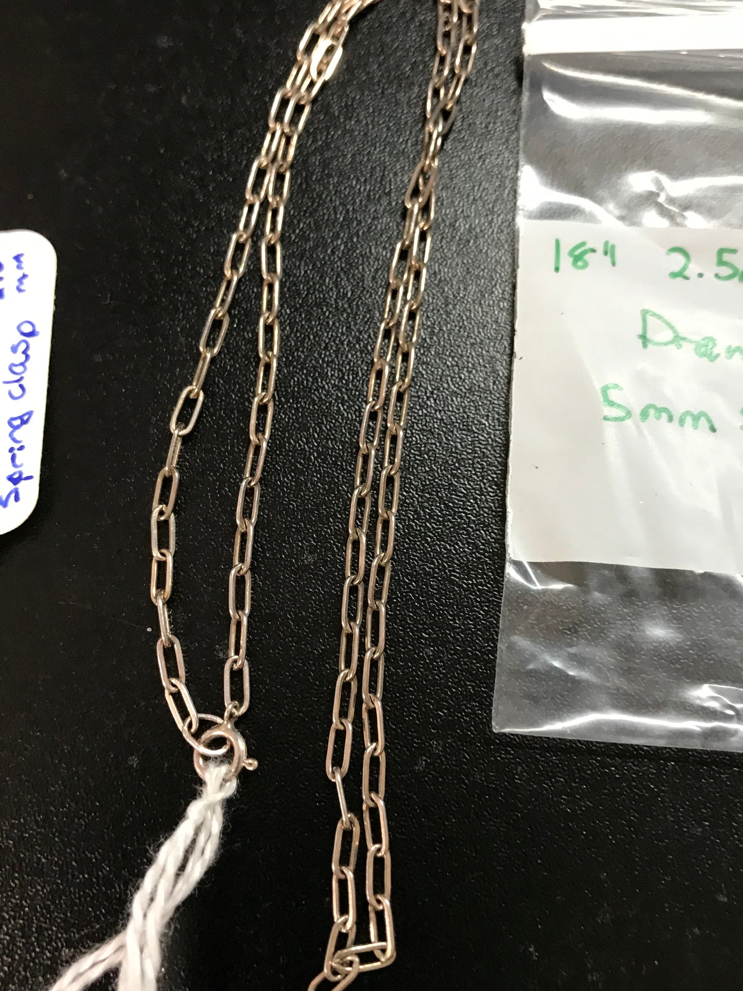 18" Sterling Silver Drawn Cable Chain Necklace