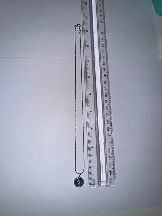 18" Avon Silver Cardano Necklace