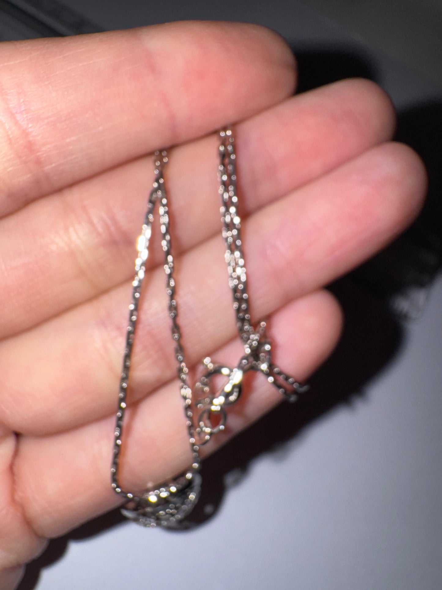 18" Avon Silver Cardano Necklace