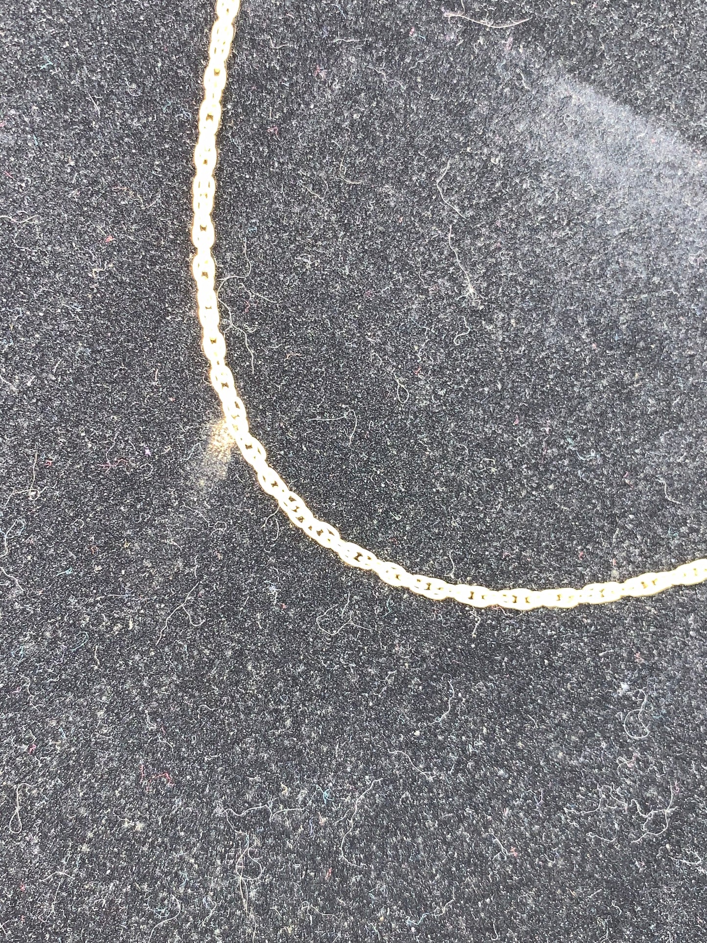 18" 4mm Gold Tone Rope Chain Necklace