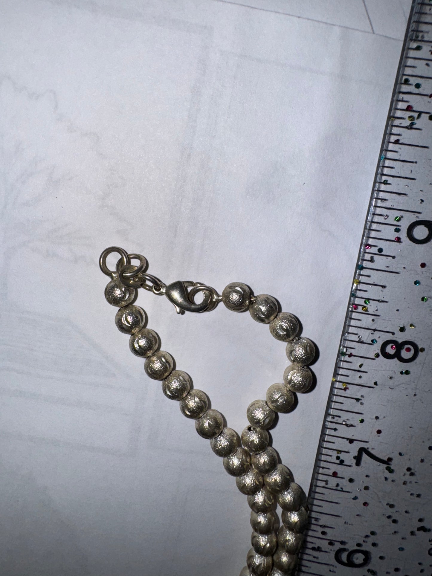 18 1/2" Stardust Design Ball Necklace