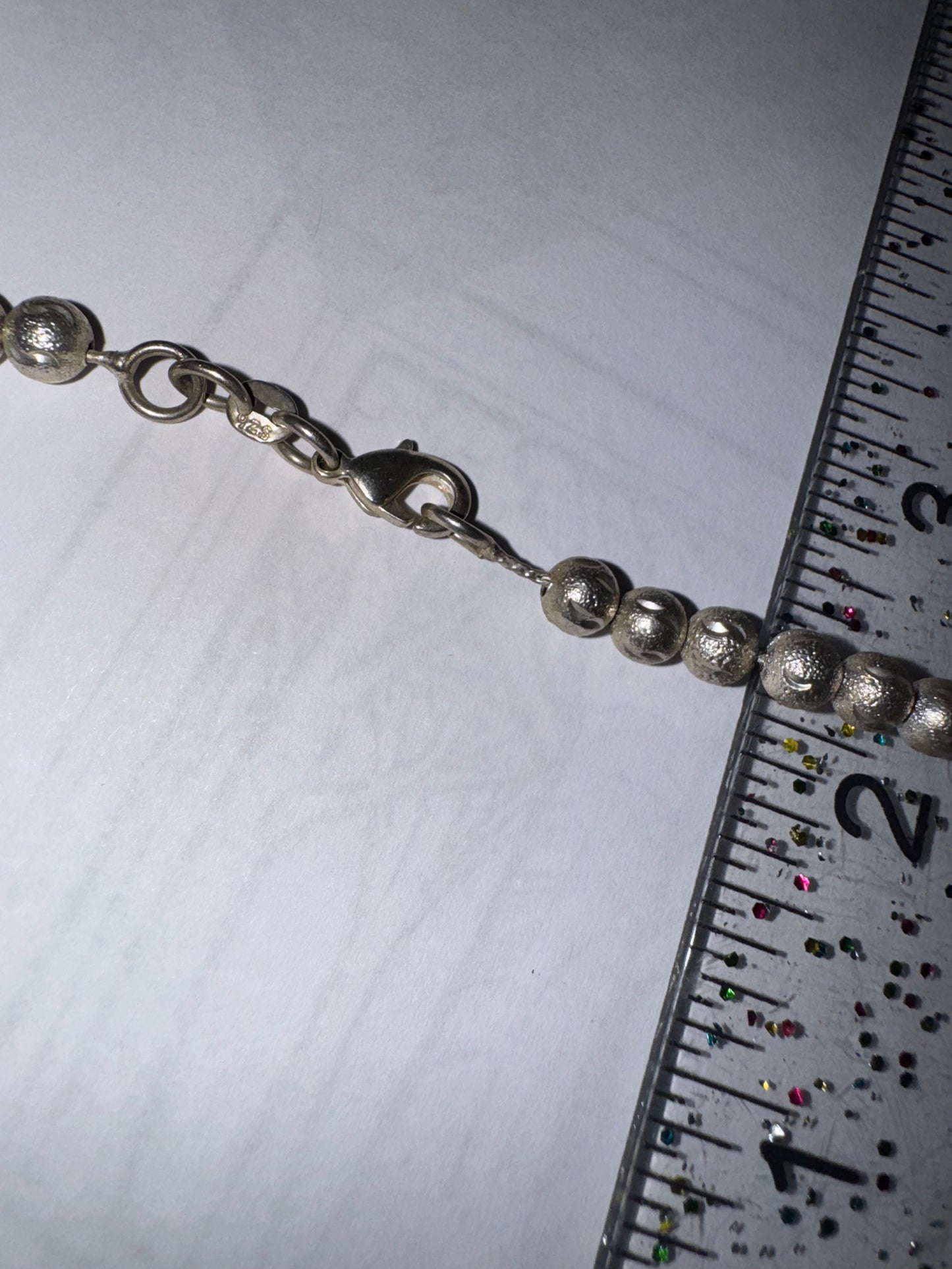 18 1/2" Stardust Design Ball Necklace