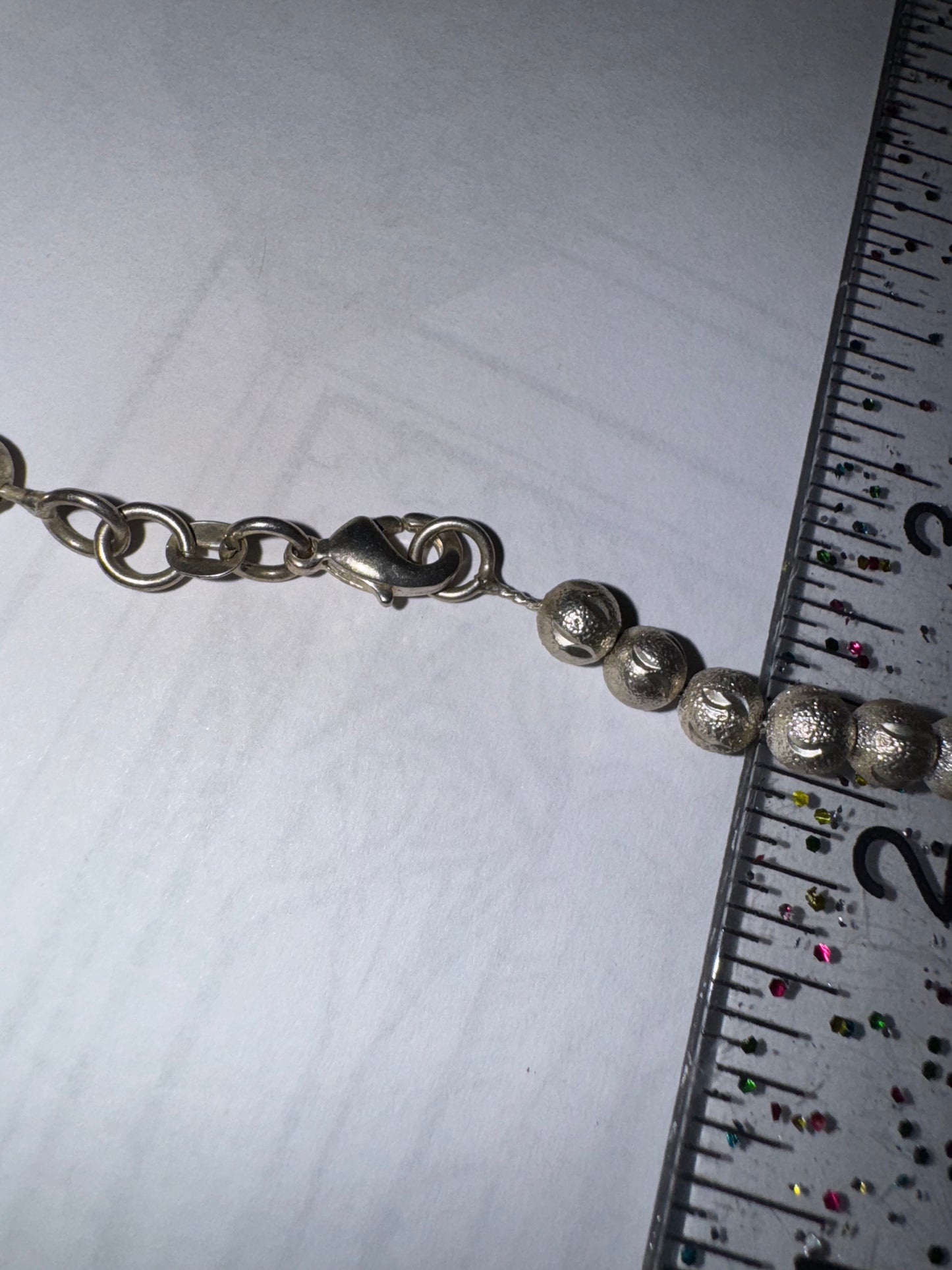 18 1/2" Stardust Design Ball Necklace