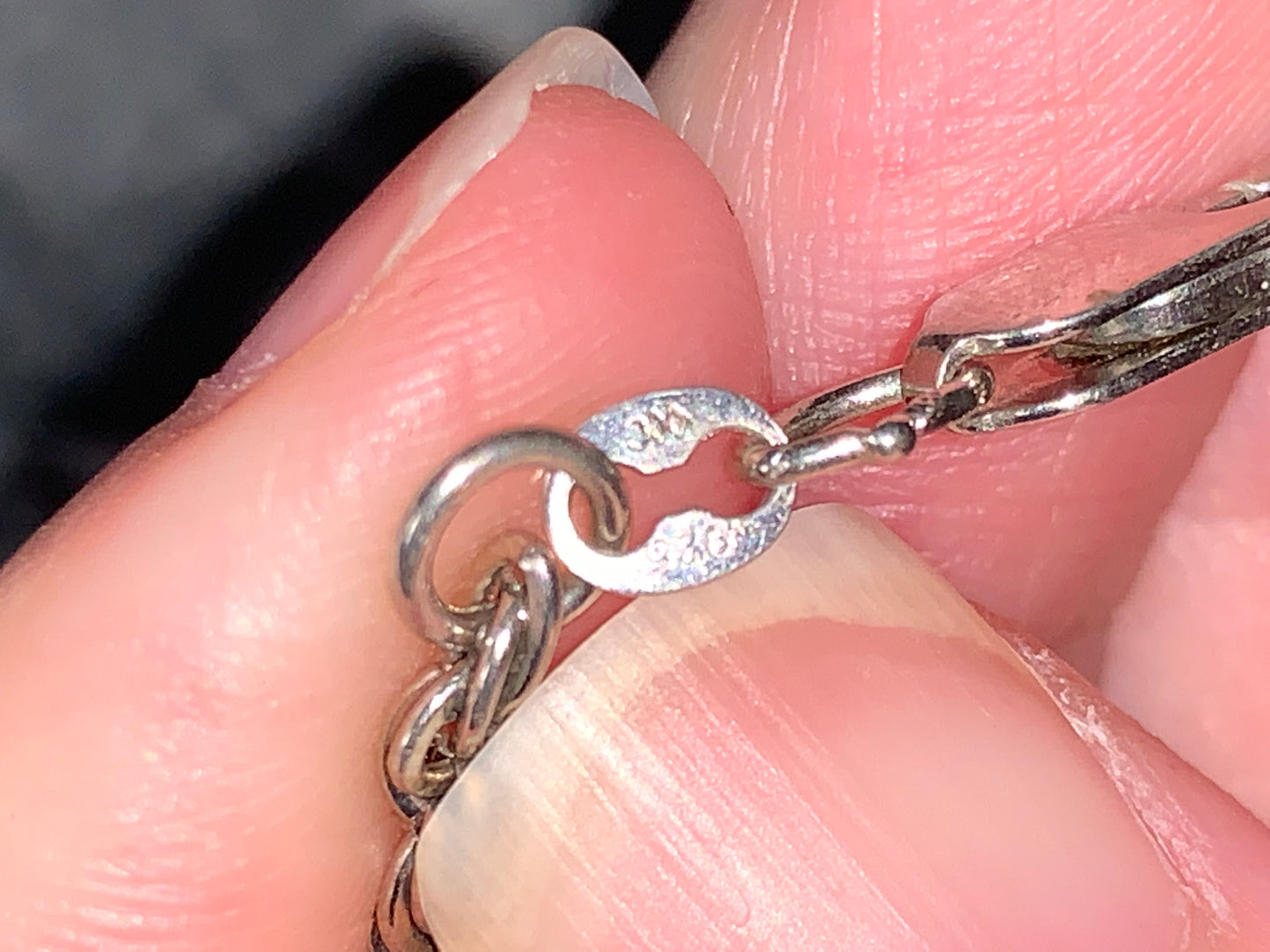 18" 3mm Silver Rope Chain Necklace