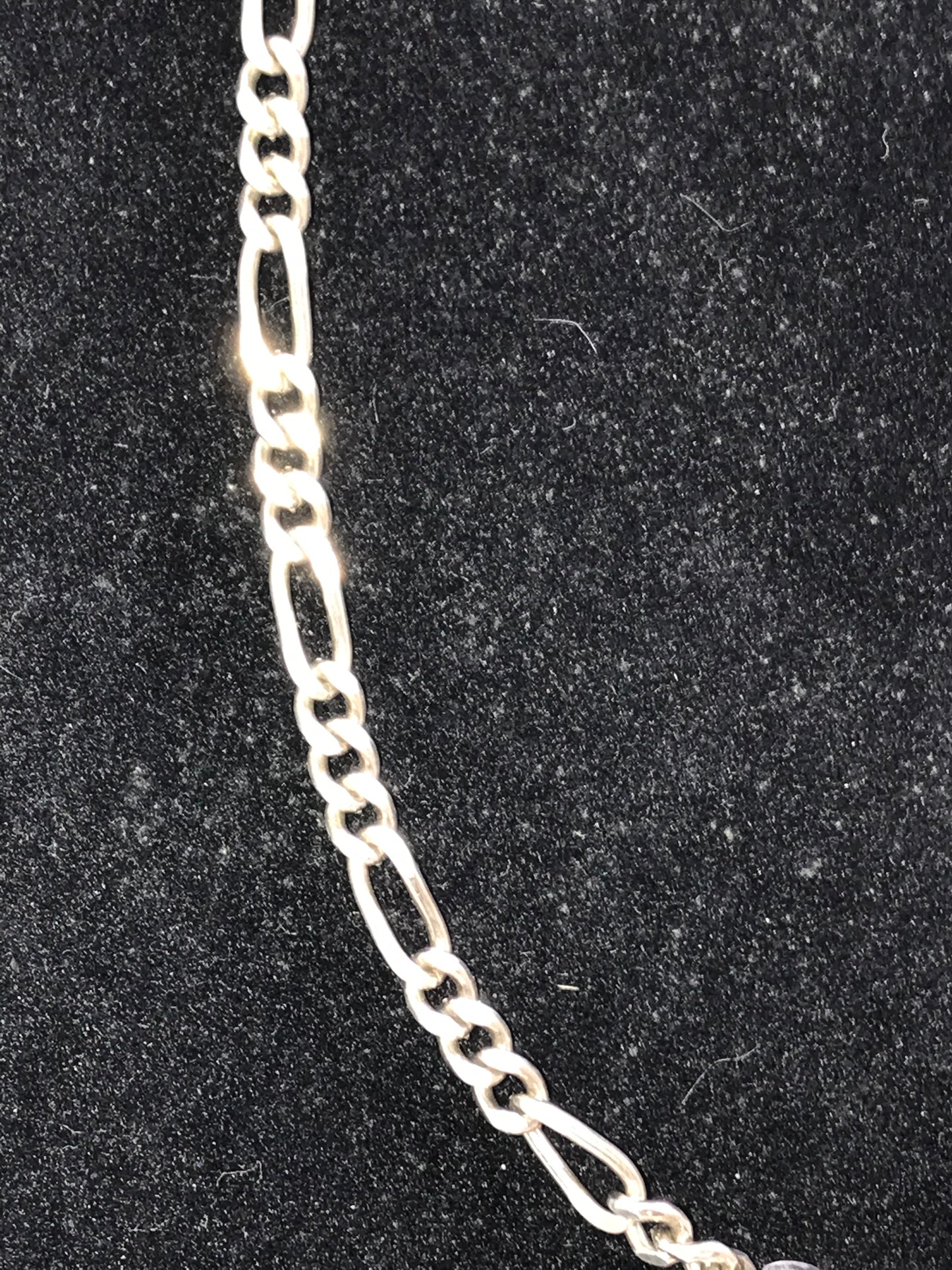 18" Sterling Silver Figaro Chain Necklace