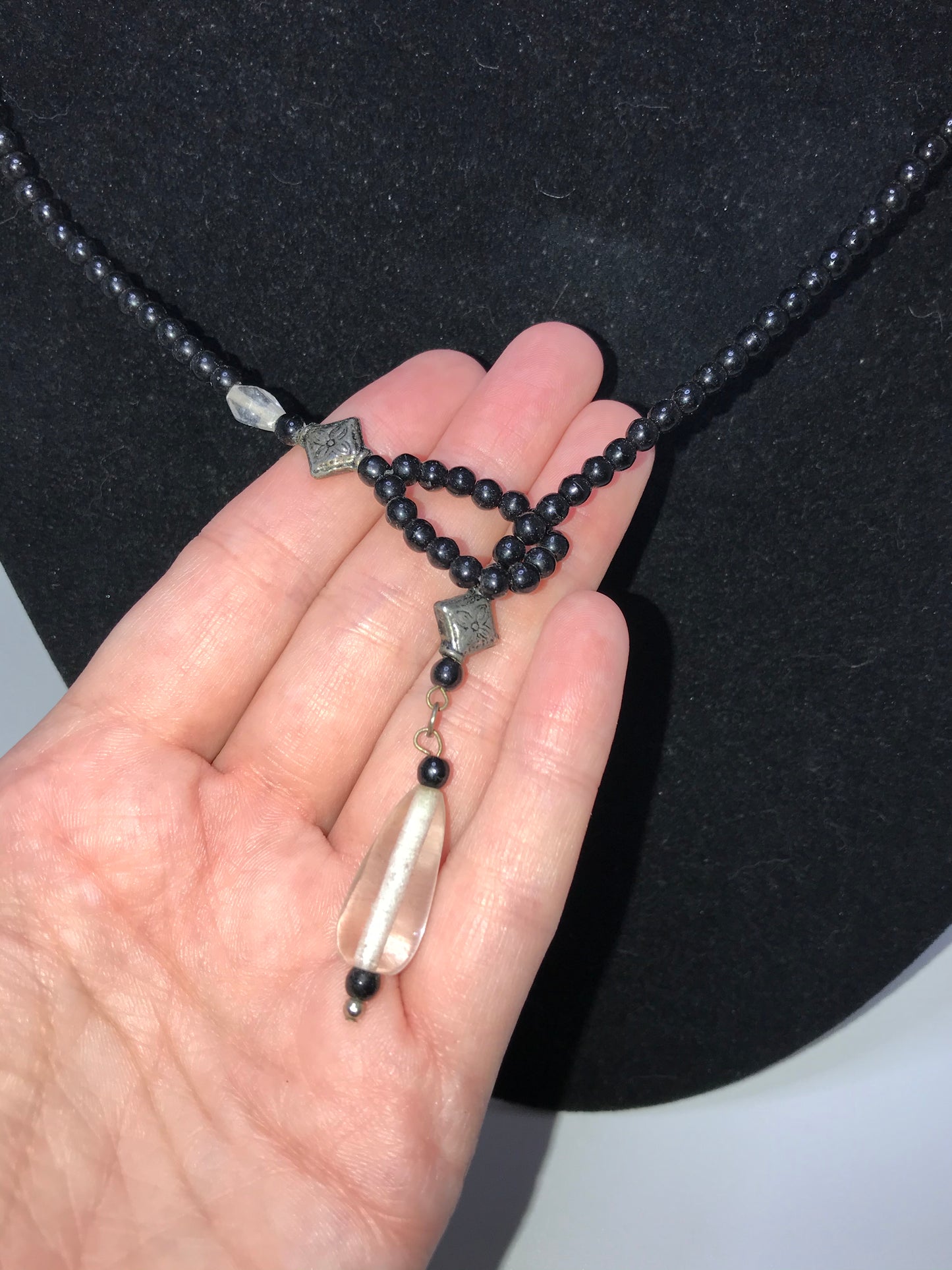 18" Black Obsidian Necklace