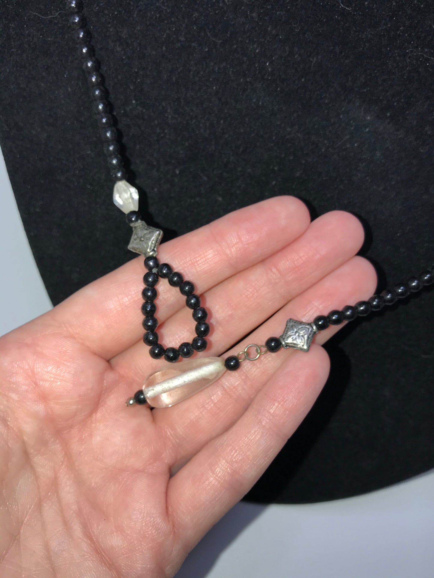 18" Black Obsidian Necklace
