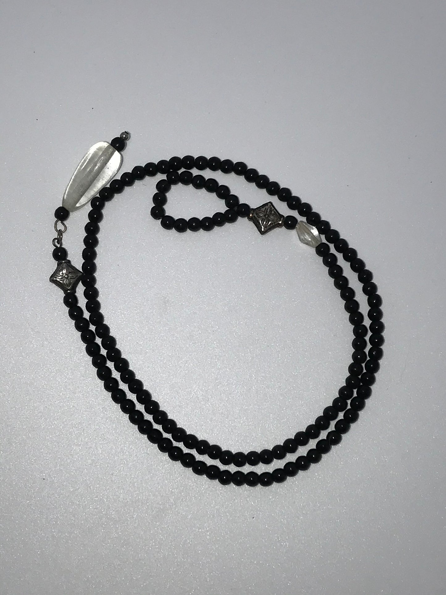 18" Black Obsidian Necklace