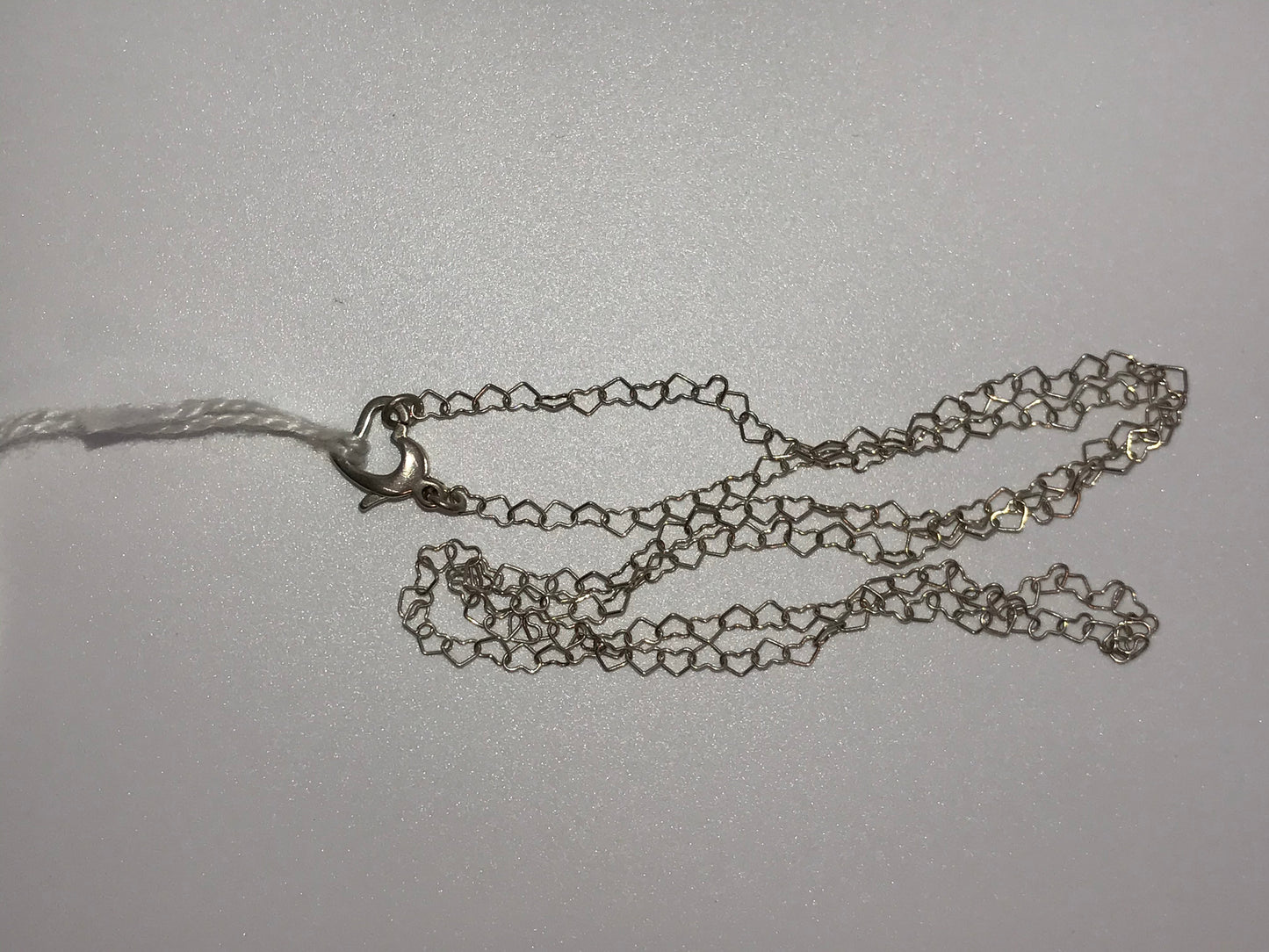 18" 2.7 Mm Heart Link Sterling Silver Necklaces