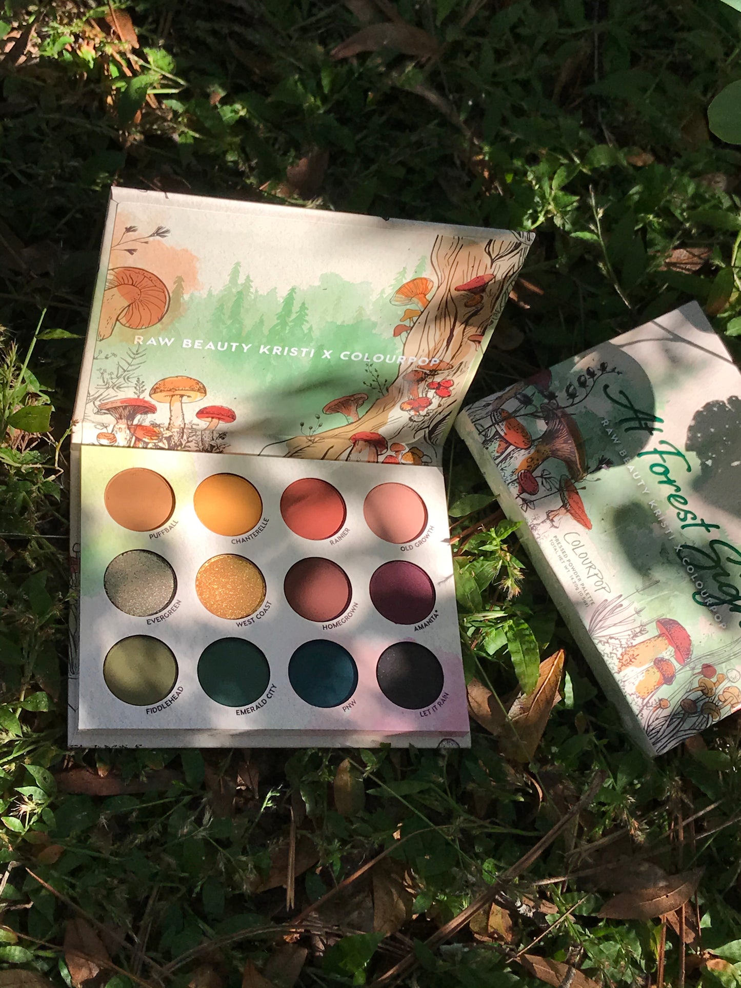 Colourpop x RawBeautyKristi At Forest Sight Palette