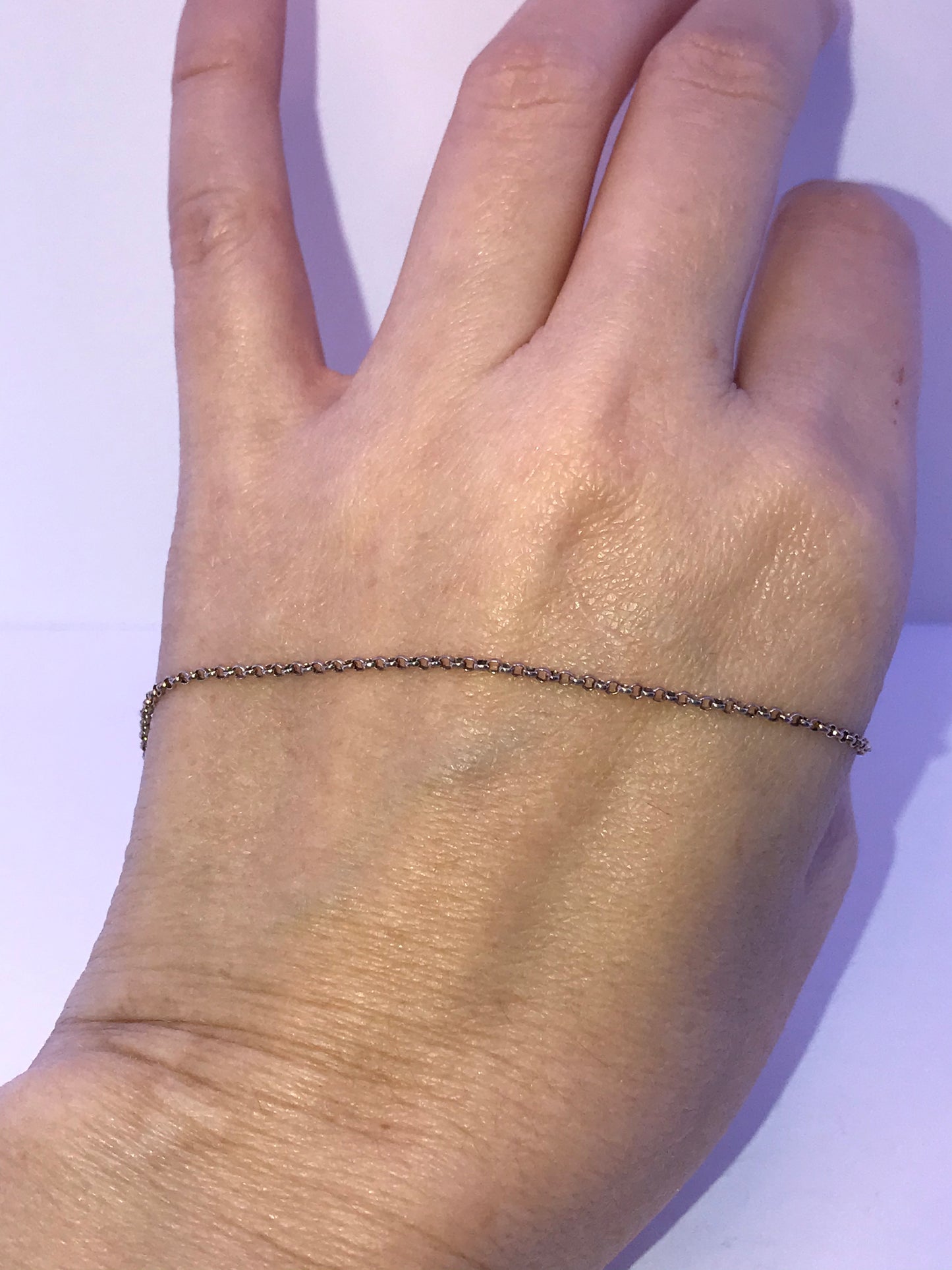 Sterling Silver Rolo Bracelet/Anklet