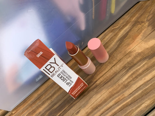 IBY BEAUTY Lip Lock'd Satin Lipstick in SOCAL