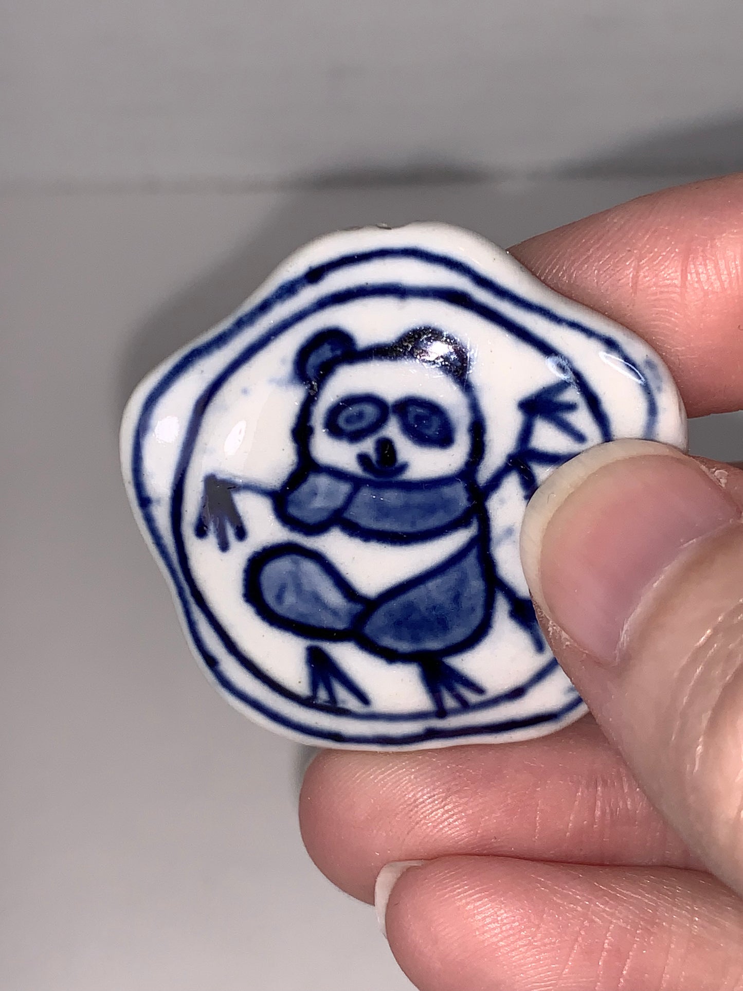 Ceramic Panda Bead