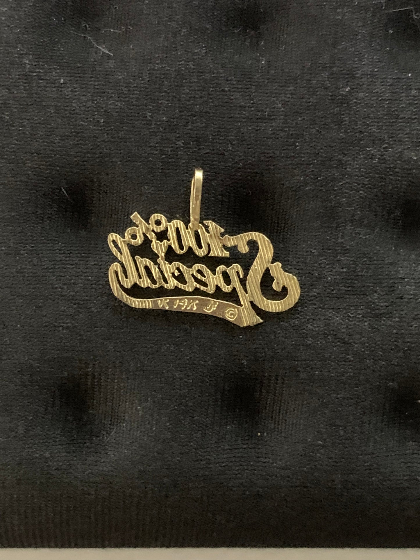 14 Kt Gold. 100% Special Pendant