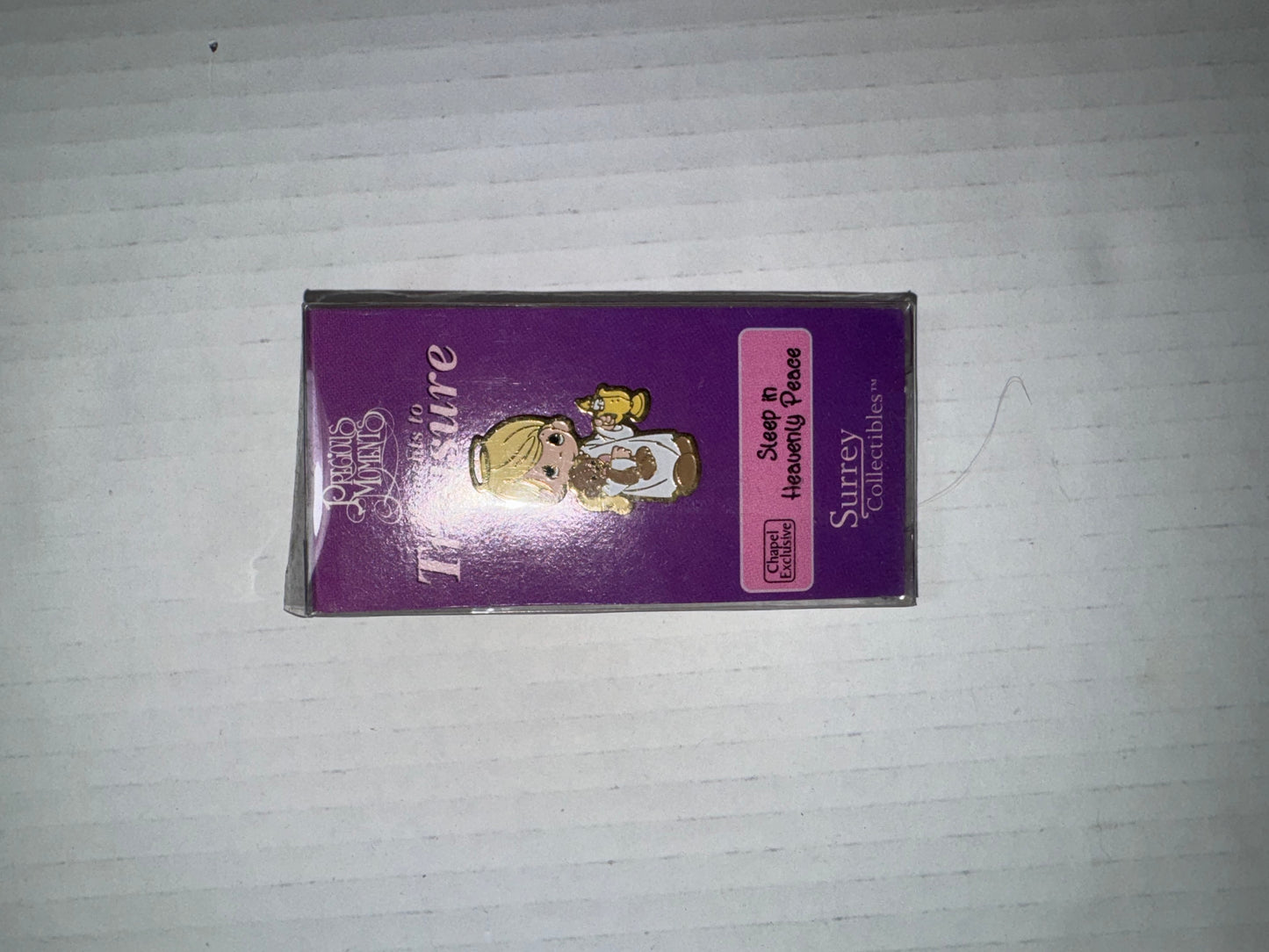Precious Moments Vintage Pin, Sleep in Heavenly Peace