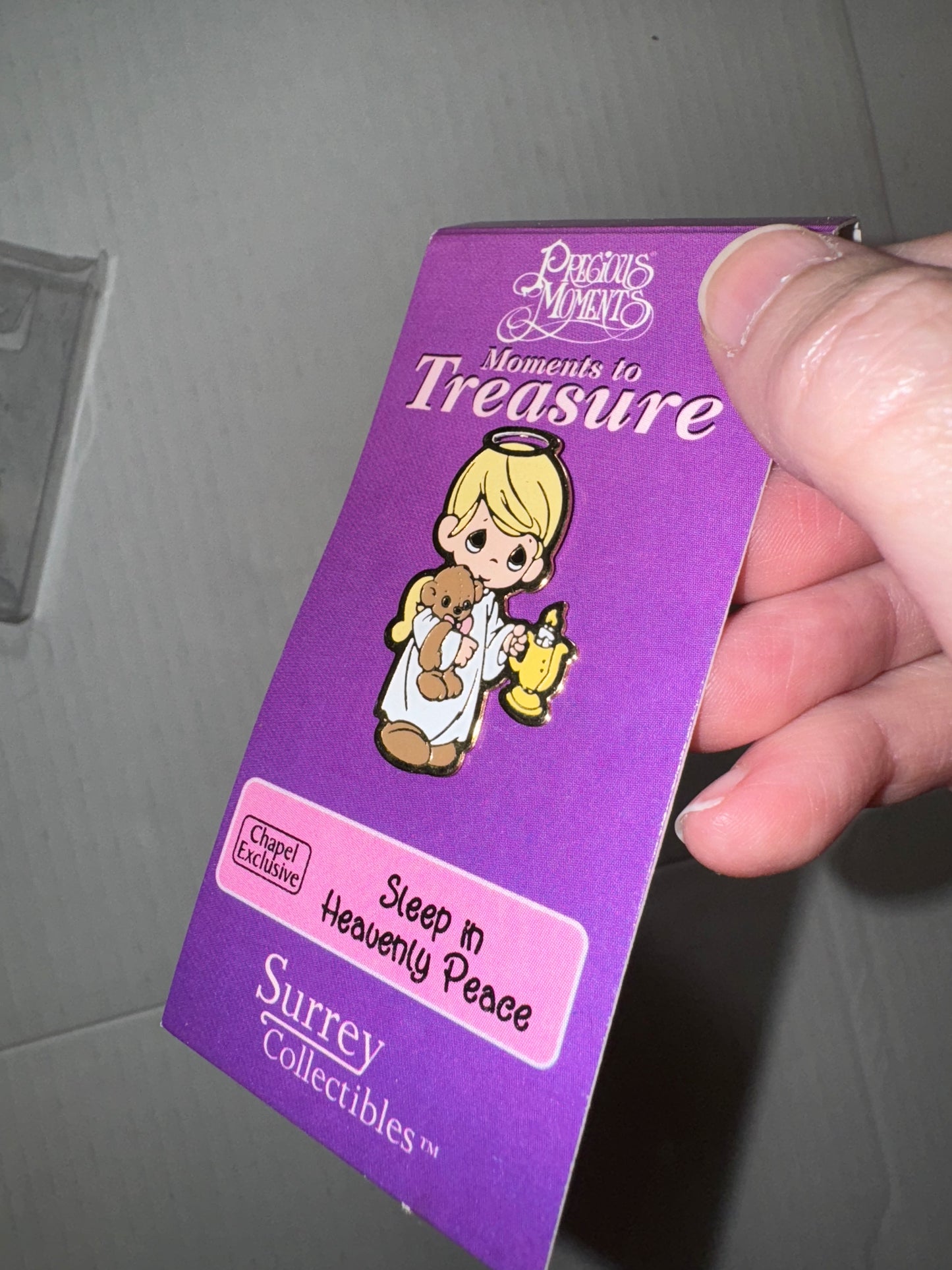 Precious Moments Vintage Pin, Sleep in Heavenly Peace
