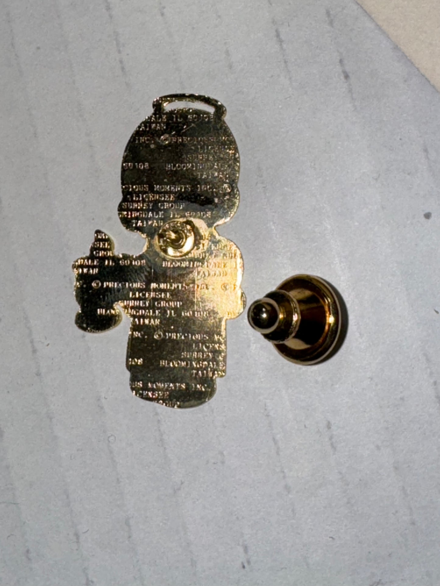 Precious Moments Vintage Pin, Sleep in Heavenly Peace