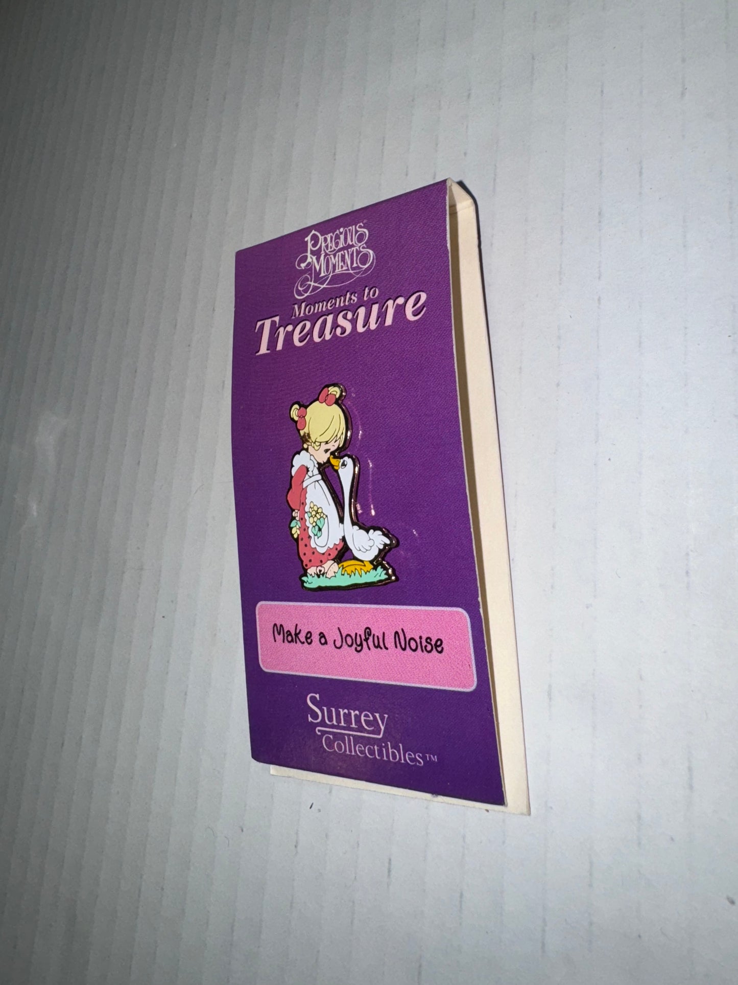 Precious Moments Vintage Pin, Make a Joyful Noise