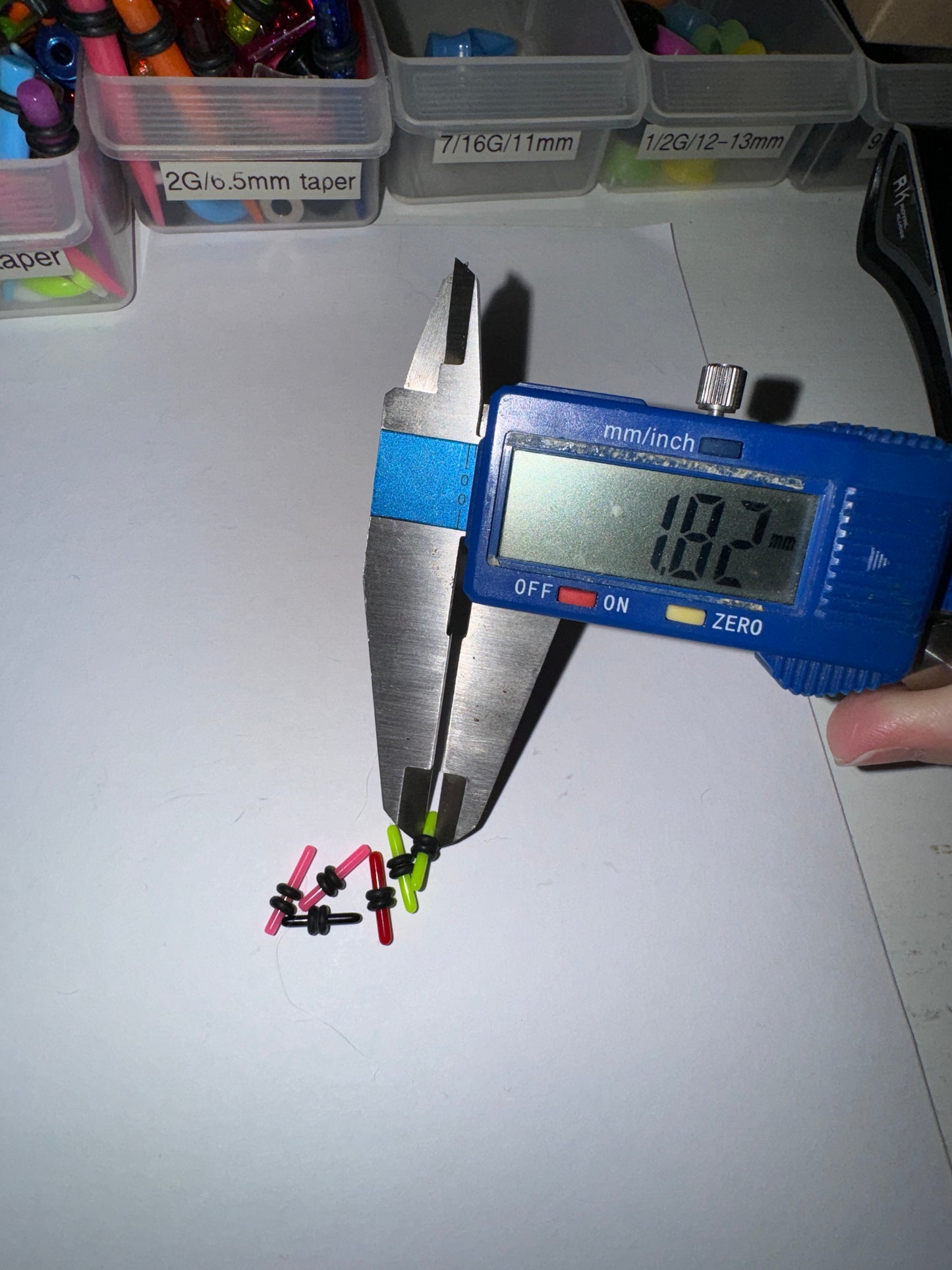 14 UV Acrylic Gauge Plugs
