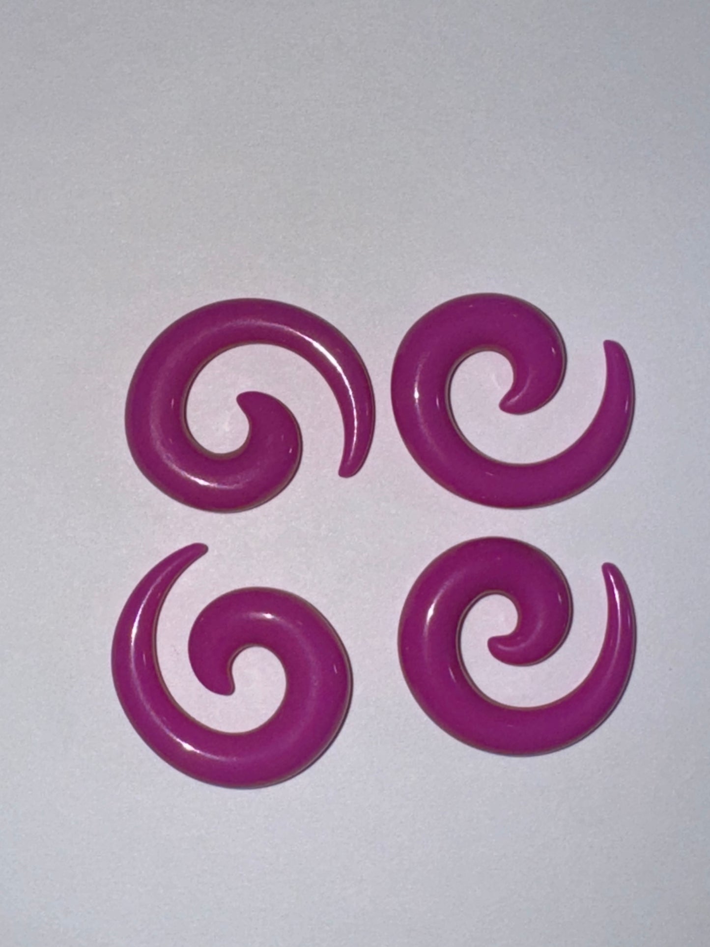 0 Gauge Uv Acrylic Curls