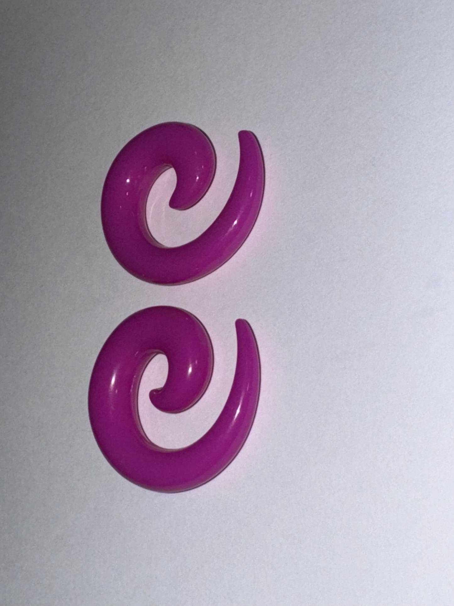 0 Gauge Uv Acrylic Curls