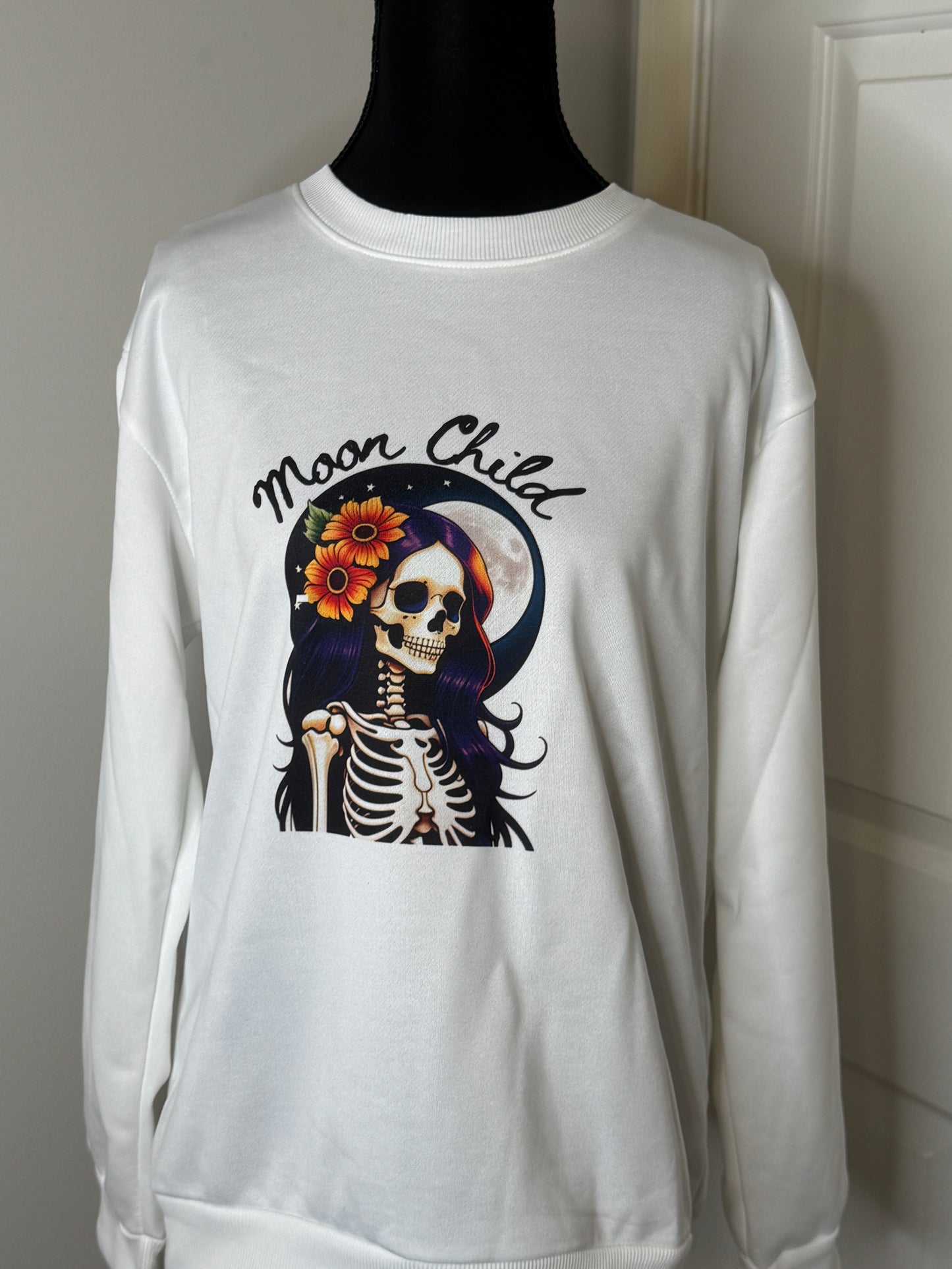 Moon Child White sweatshirt