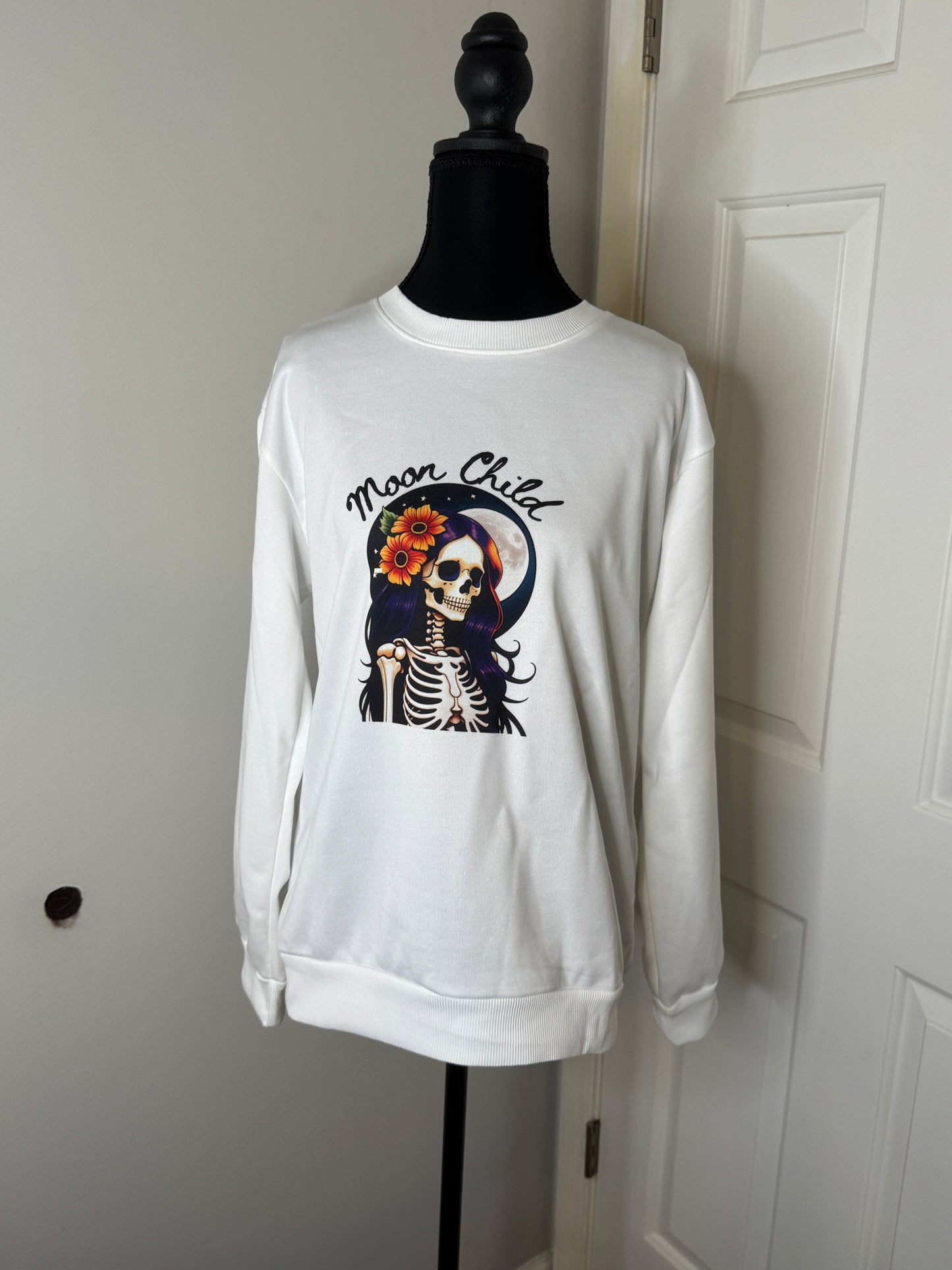 Moon Child White sweatshirt
