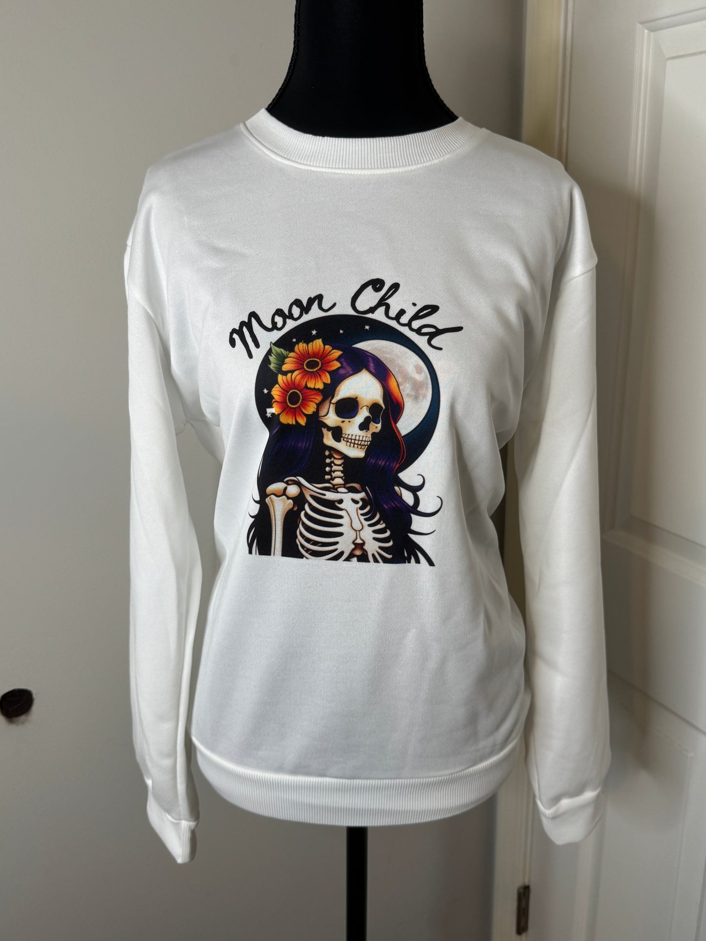 Moon Child White sweatshirt