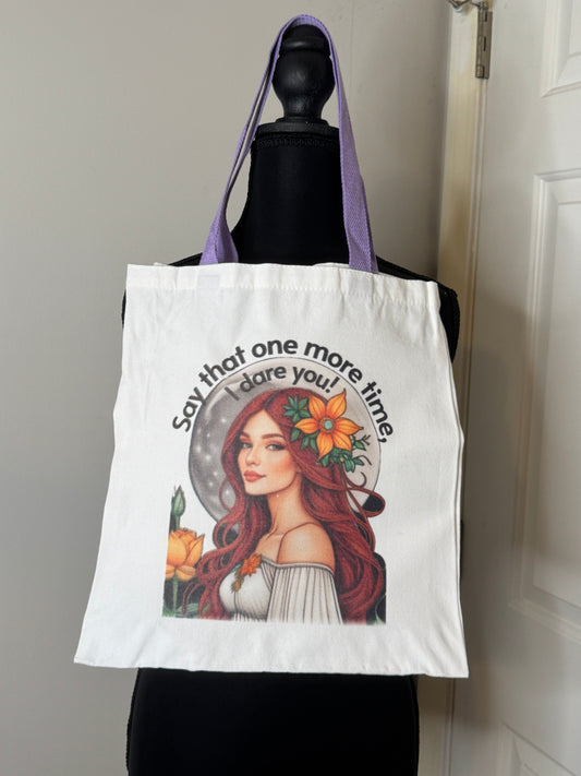 Graphic Canvas Tote Bag
