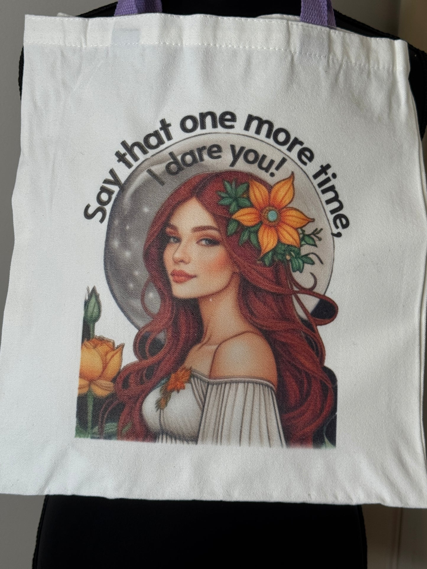 Graphic Canvas Tote Bag
