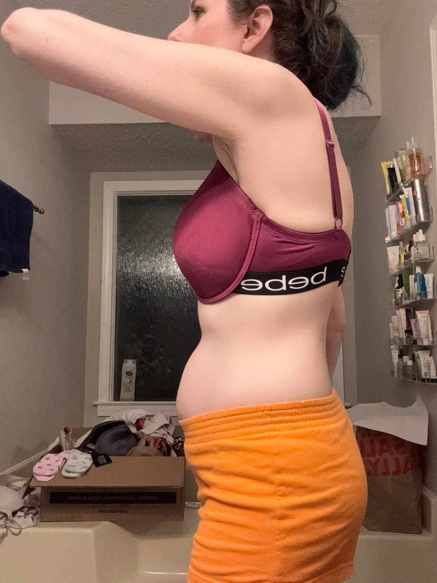 3 Bebe push-up bras, Size 34DD