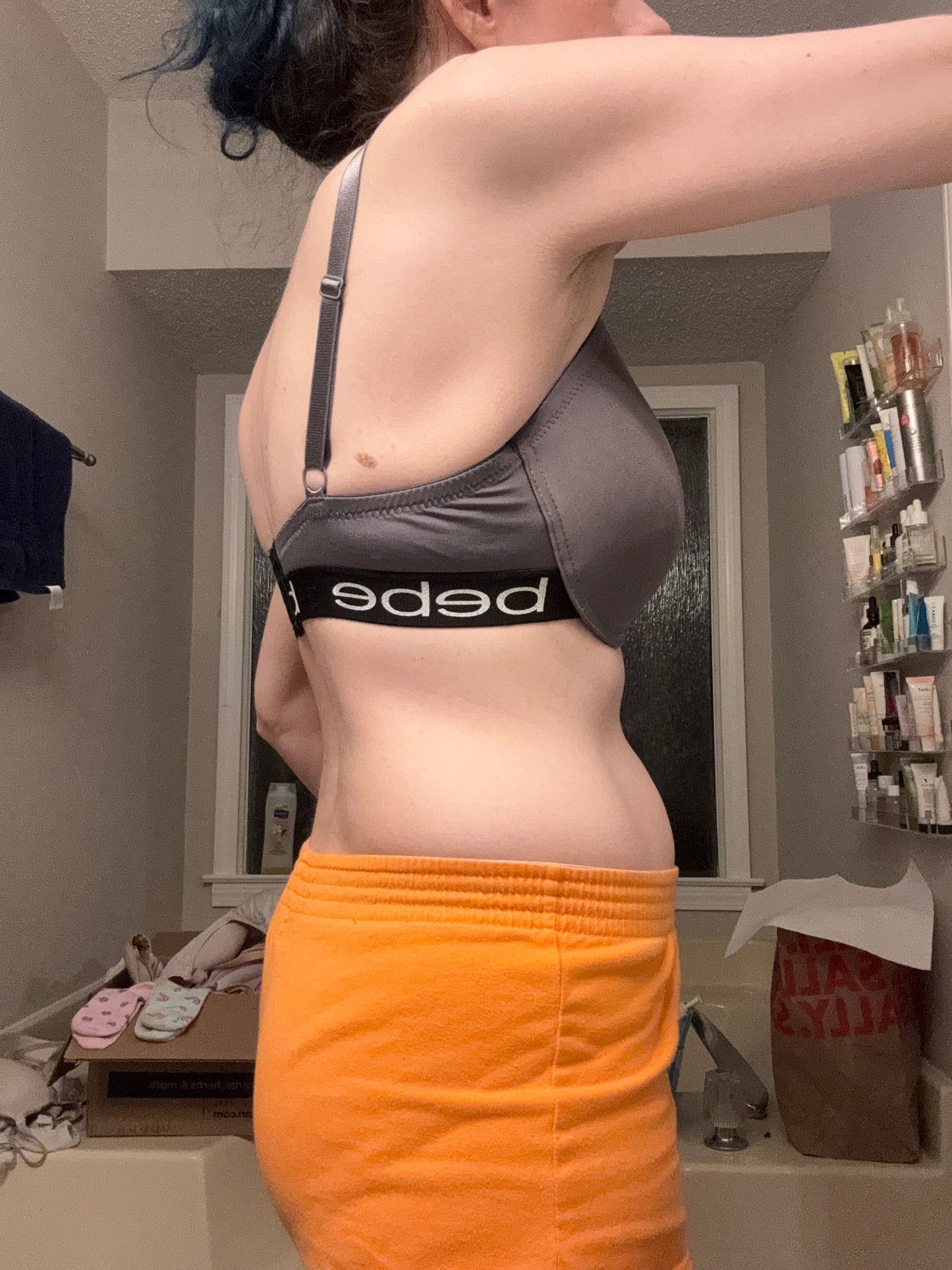 3 Bebe push-up bras, Size 34DD