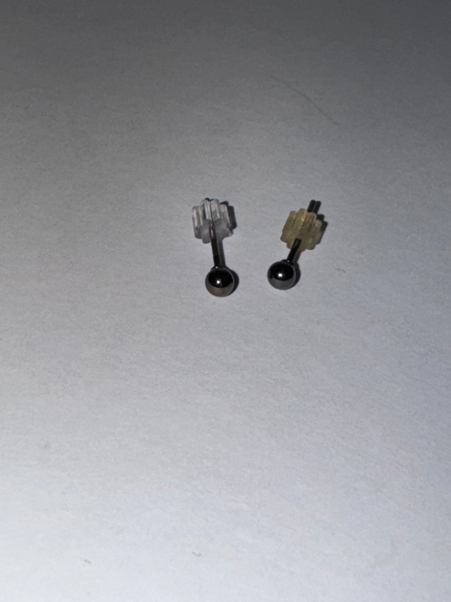 Round Silver Post Earrings