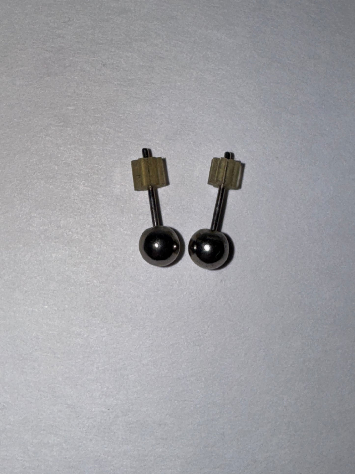 Silver 5mm Round Post Earrings