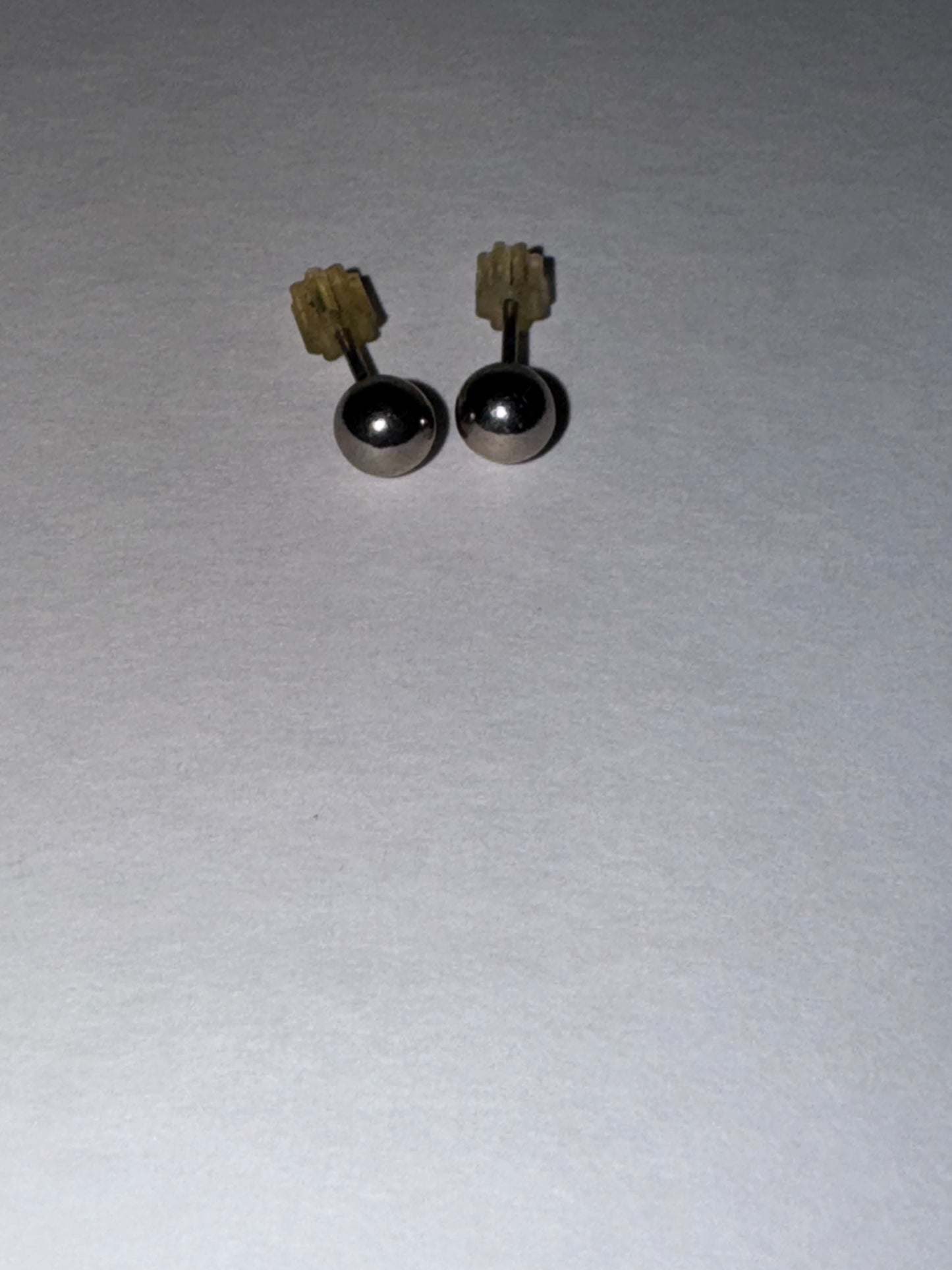 Silver 5mm Round Post Earrings