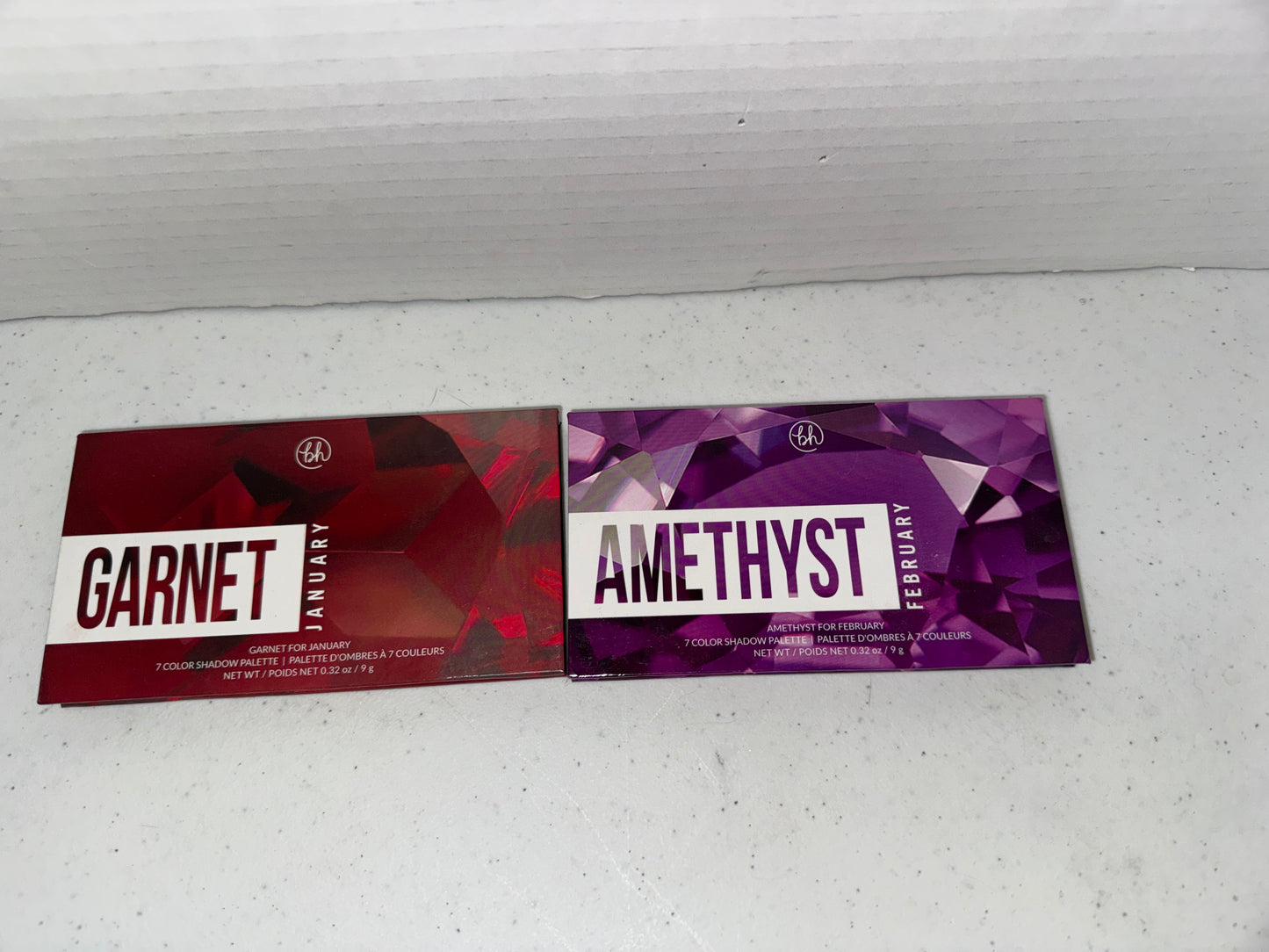 BH Cosmetics Discontinued Garnet and Amethyst Palettes