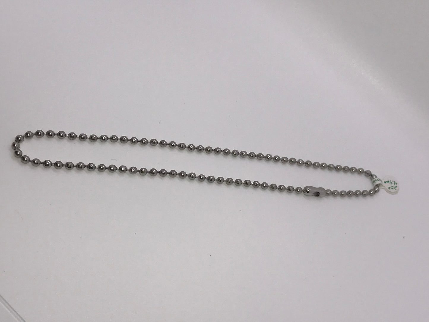 20" 4.4mm Ball Chain Steel Necklace