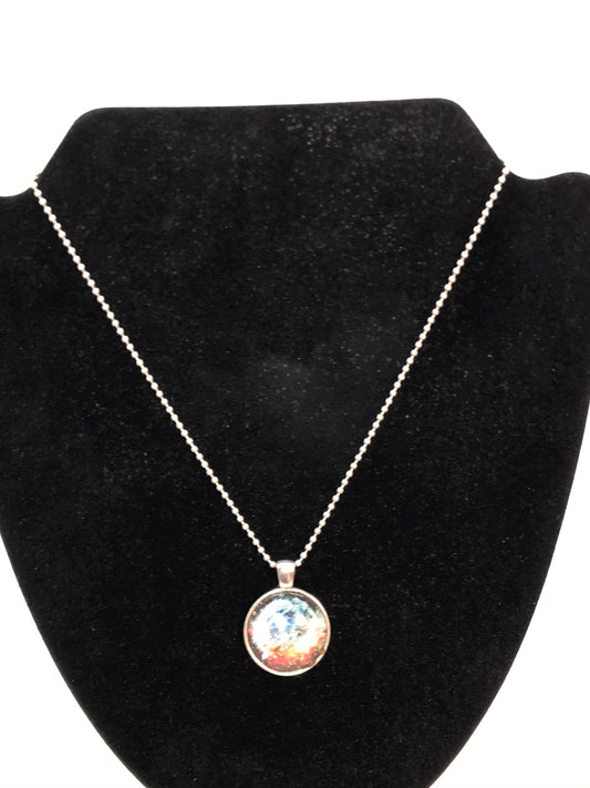 18" Crab Nebula Ball Chain Necklace