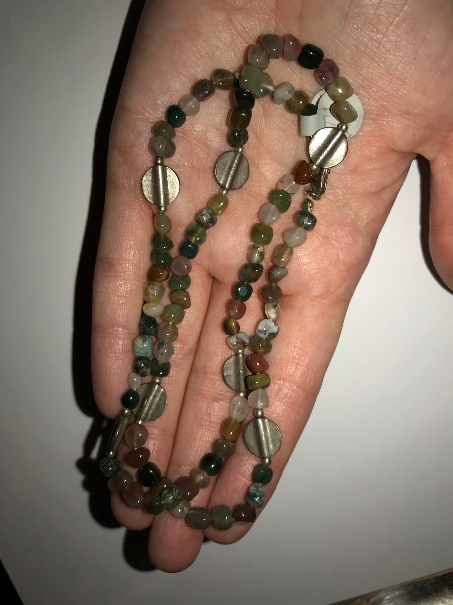 20" Multi-Agate Stone Necklace