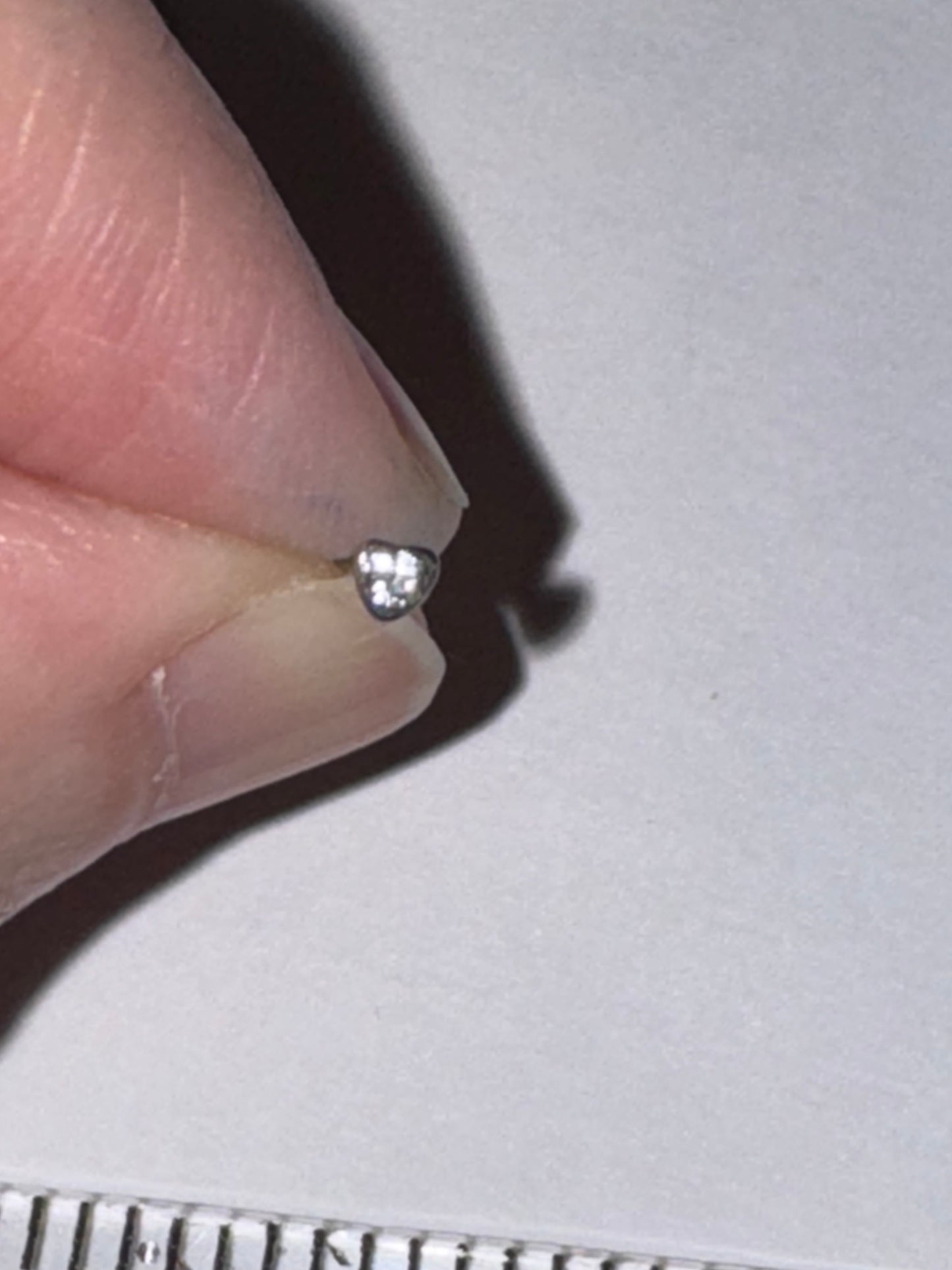 20 Gauge Heart Shaped Nose Ring