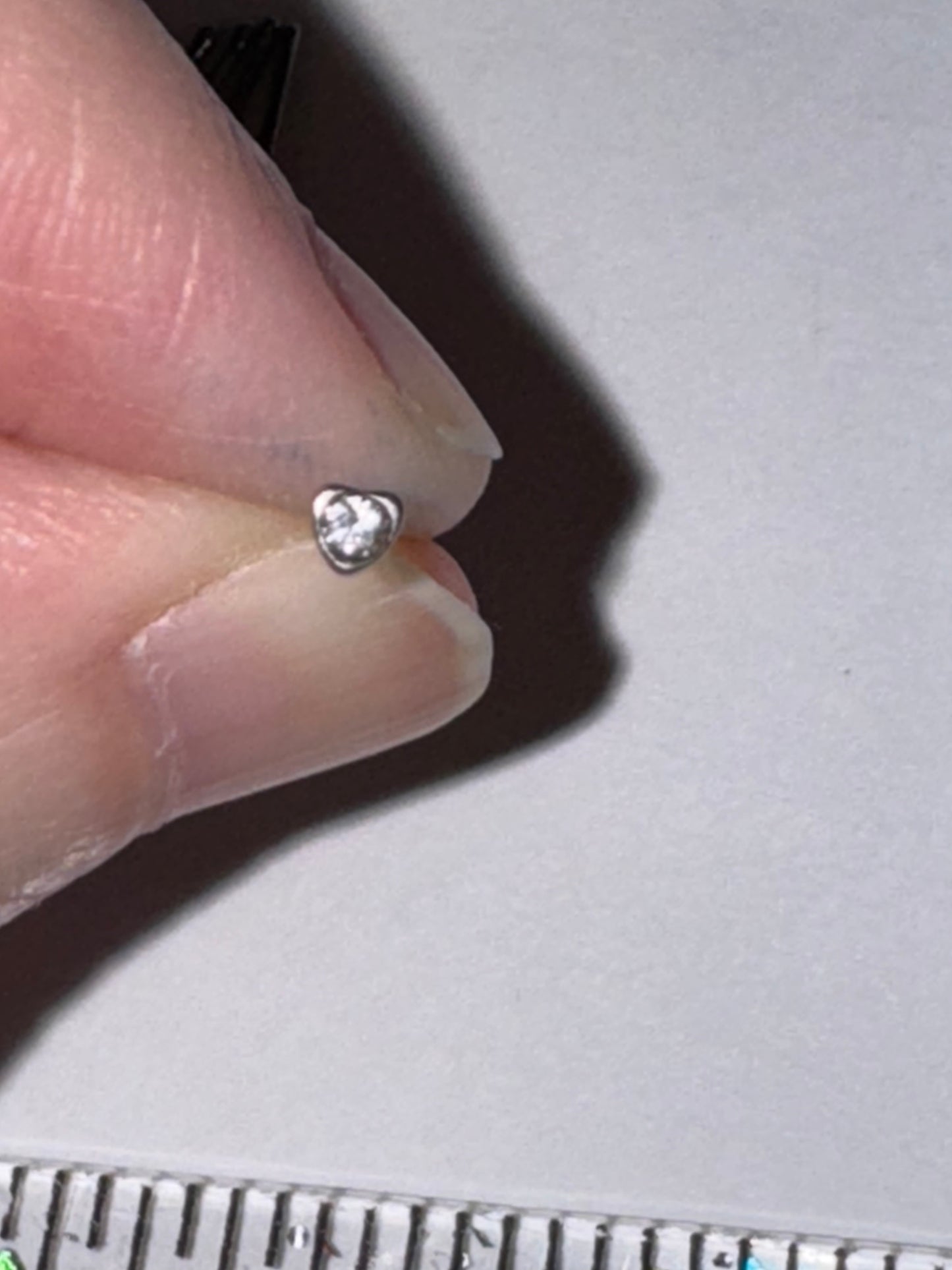 20 Gauge Heart Shaped Nose Ring