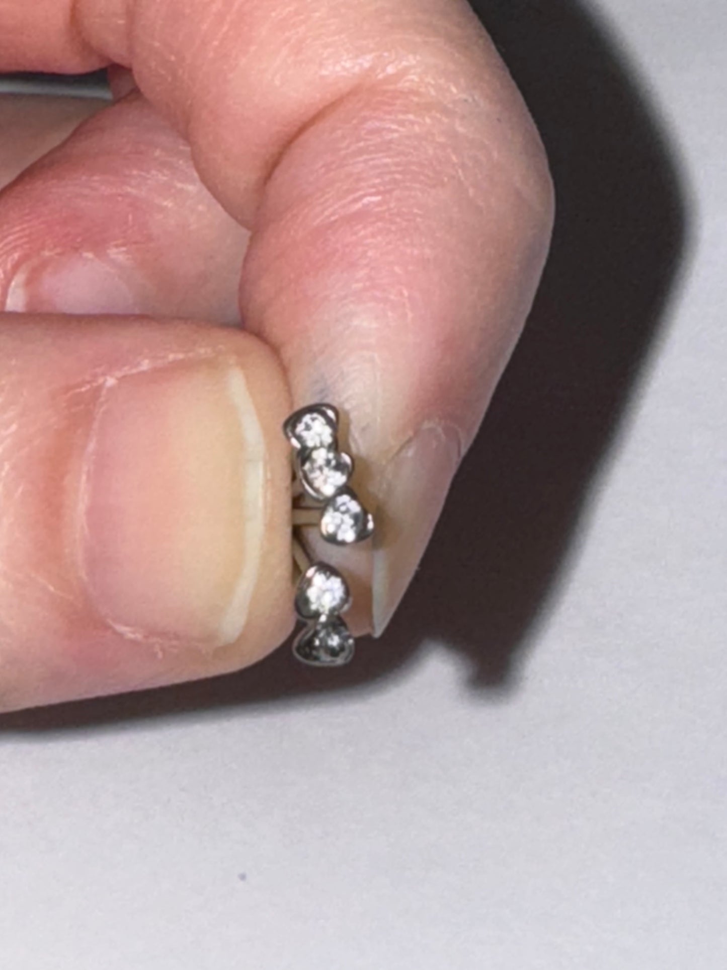 20 Gauge Heart Shaped Nose Ring