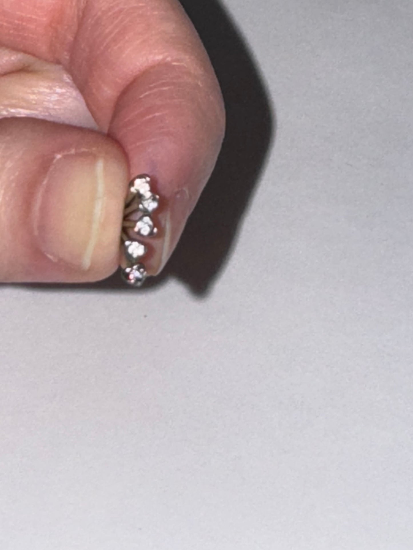 20 Gauge Heart Shaped Nose Ring