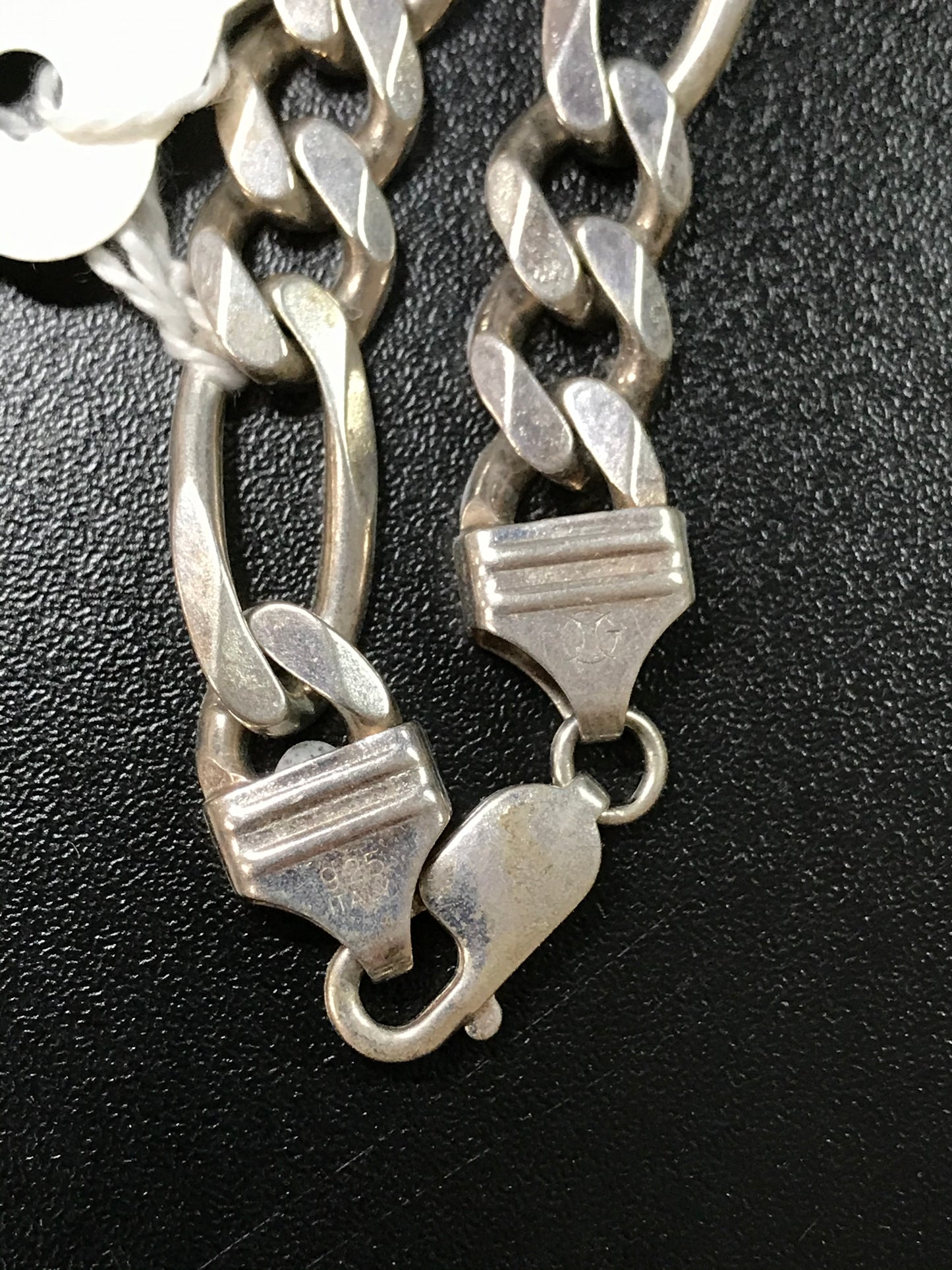 20 1/2 Inch 9.52 mm Sterling Silver Figaro Chain Necklace